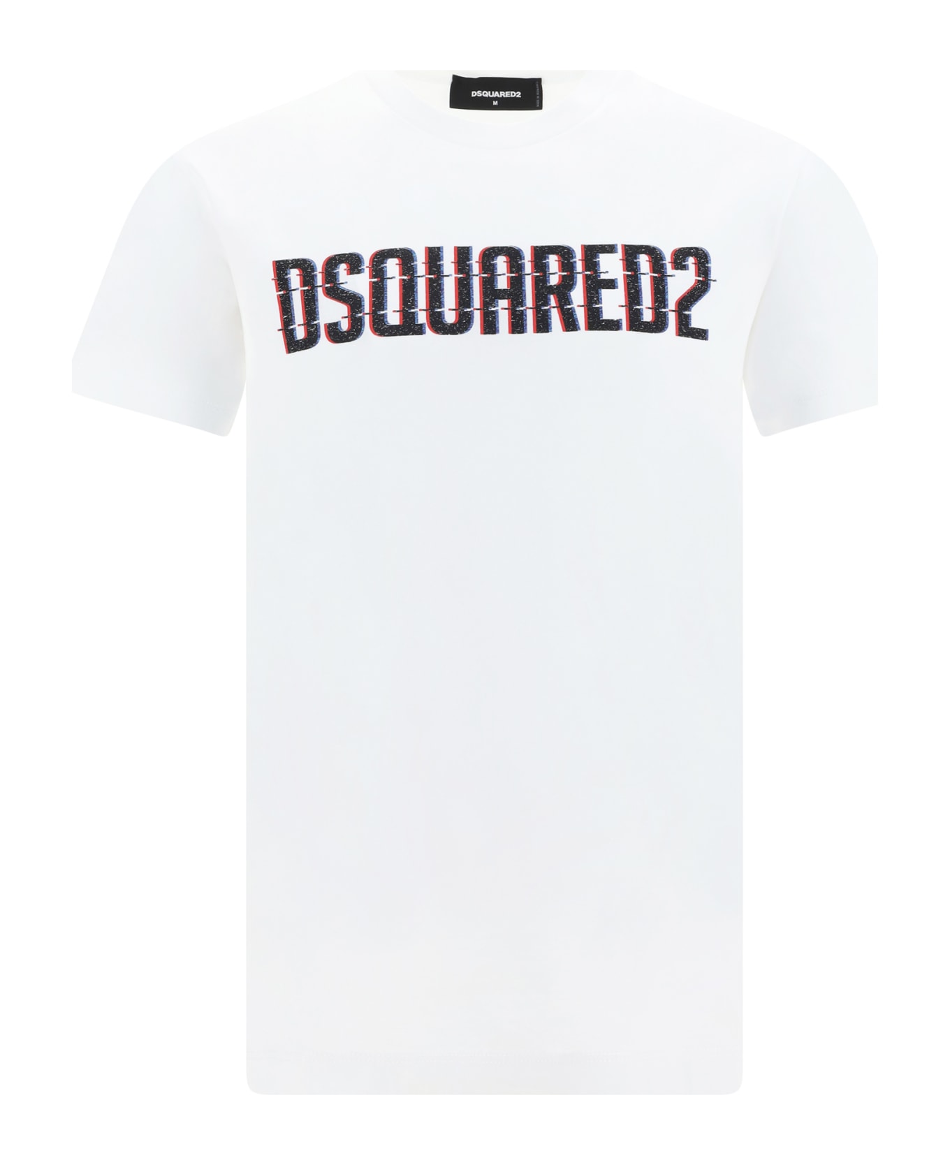 Dsquared2 Surfer Gang Rave Slouch T-shirt - White