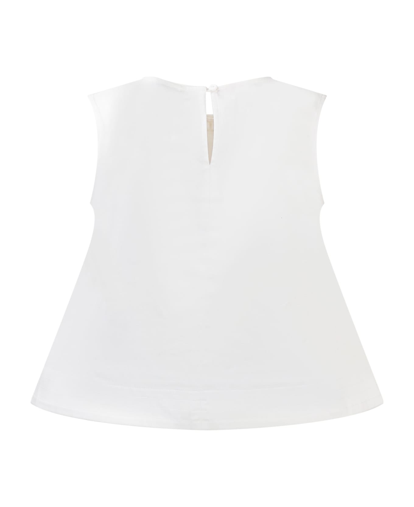 TwinSet Logo Top - LUCENT WHITE