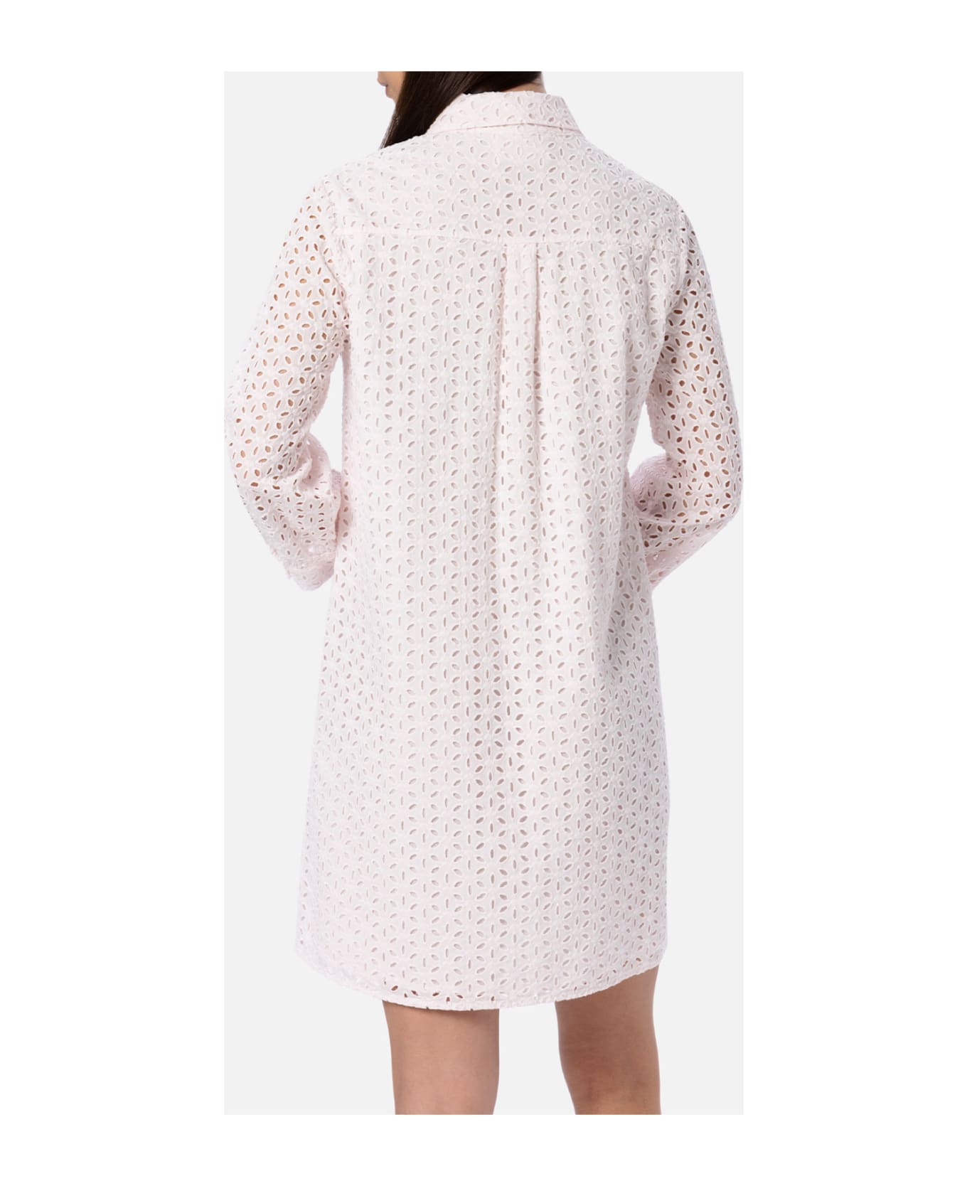 MC2 Saint Barth Woman Pink Sangallo Shirt Mini Dress - PINK
