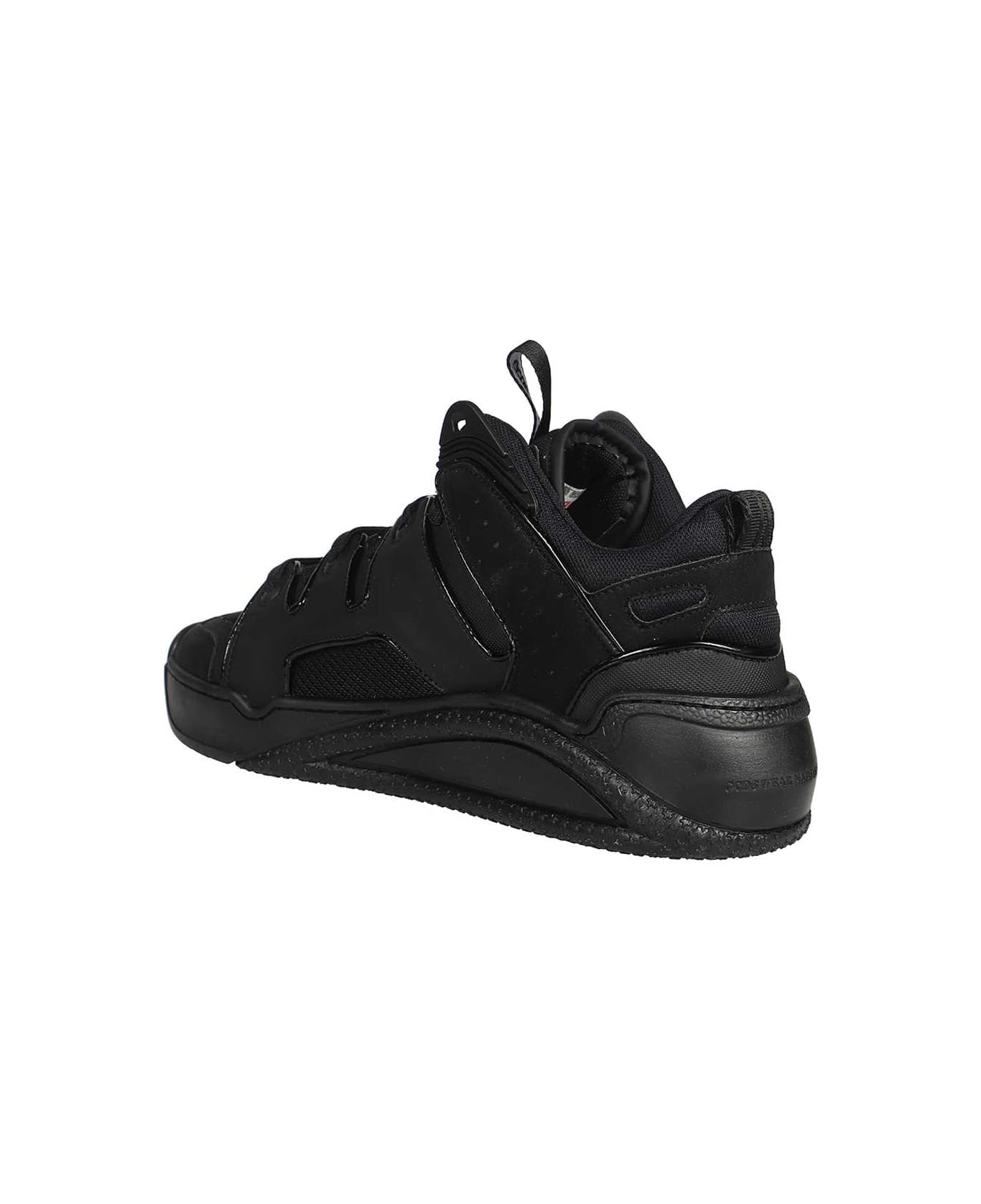 GCDS Mid-top Sneakers - black