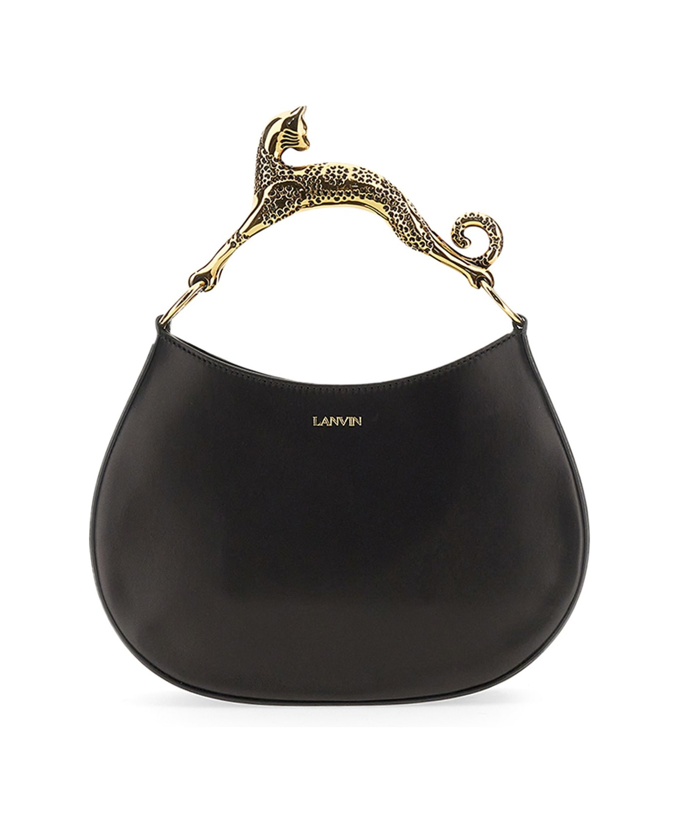 Lanvin Hobo Bag 
cat
 - Black