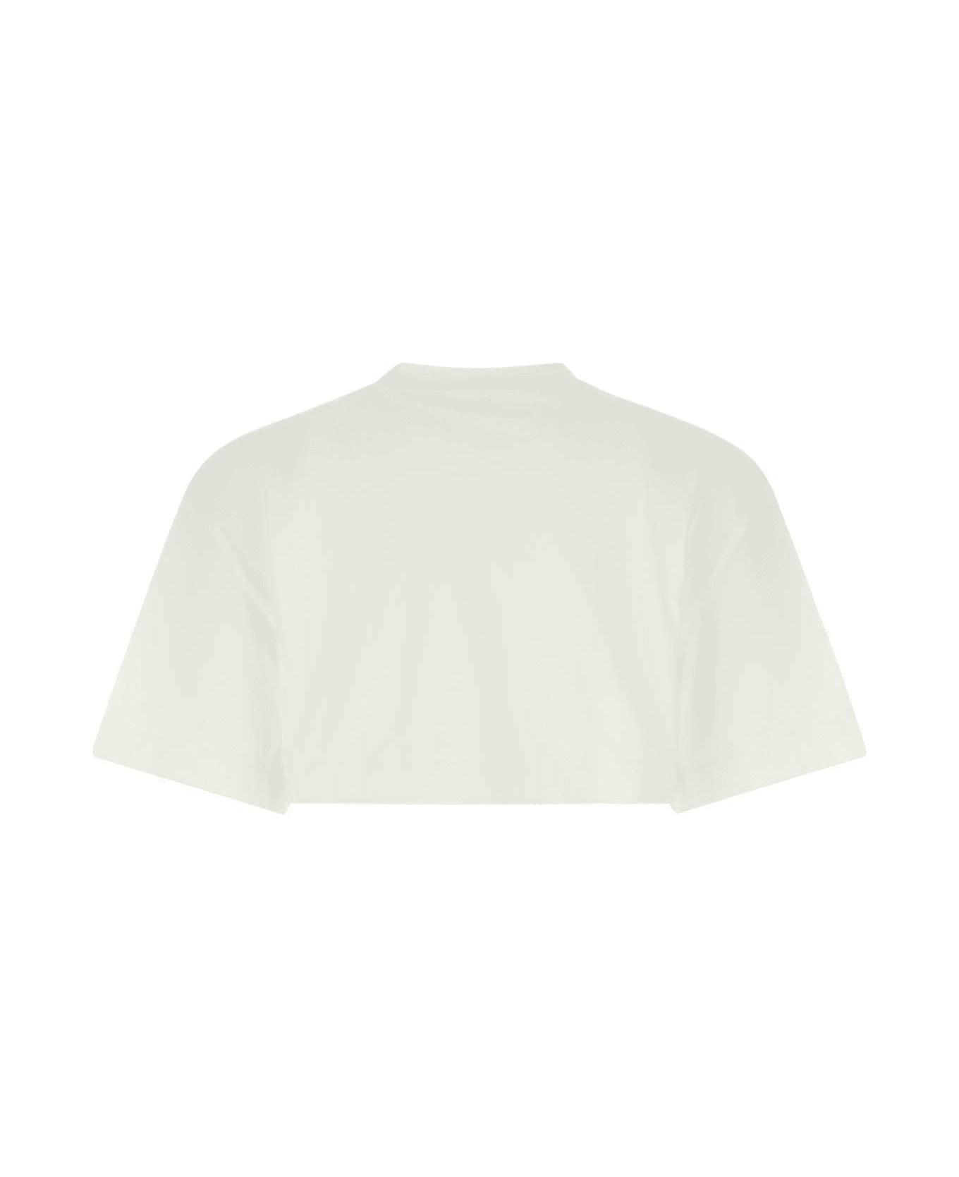 Alexander McQueen White Cotton T-shirt - 0900 Tシャツ