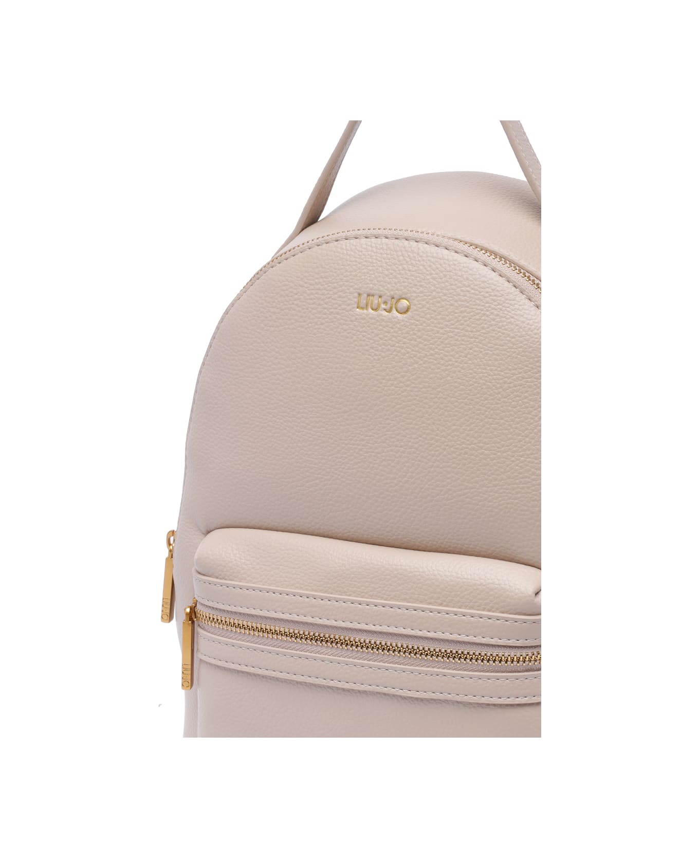 Liu-Jo Medium Logo Backpack - Beige