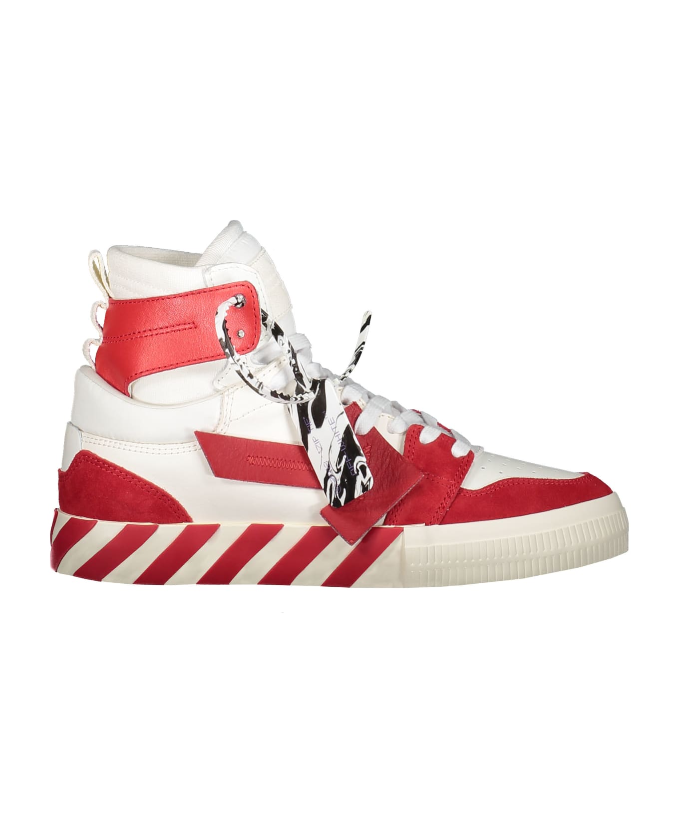 Off-White Vulcanized High-top Sneakers - red