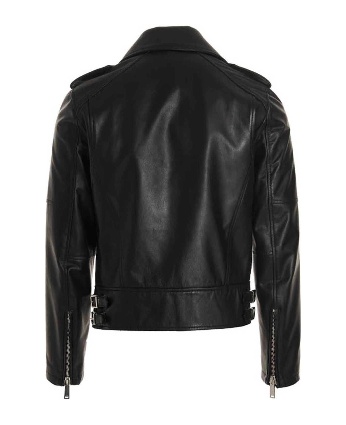 Dsquared2 Kiodo' Leather Jacket - Black レザージャケット