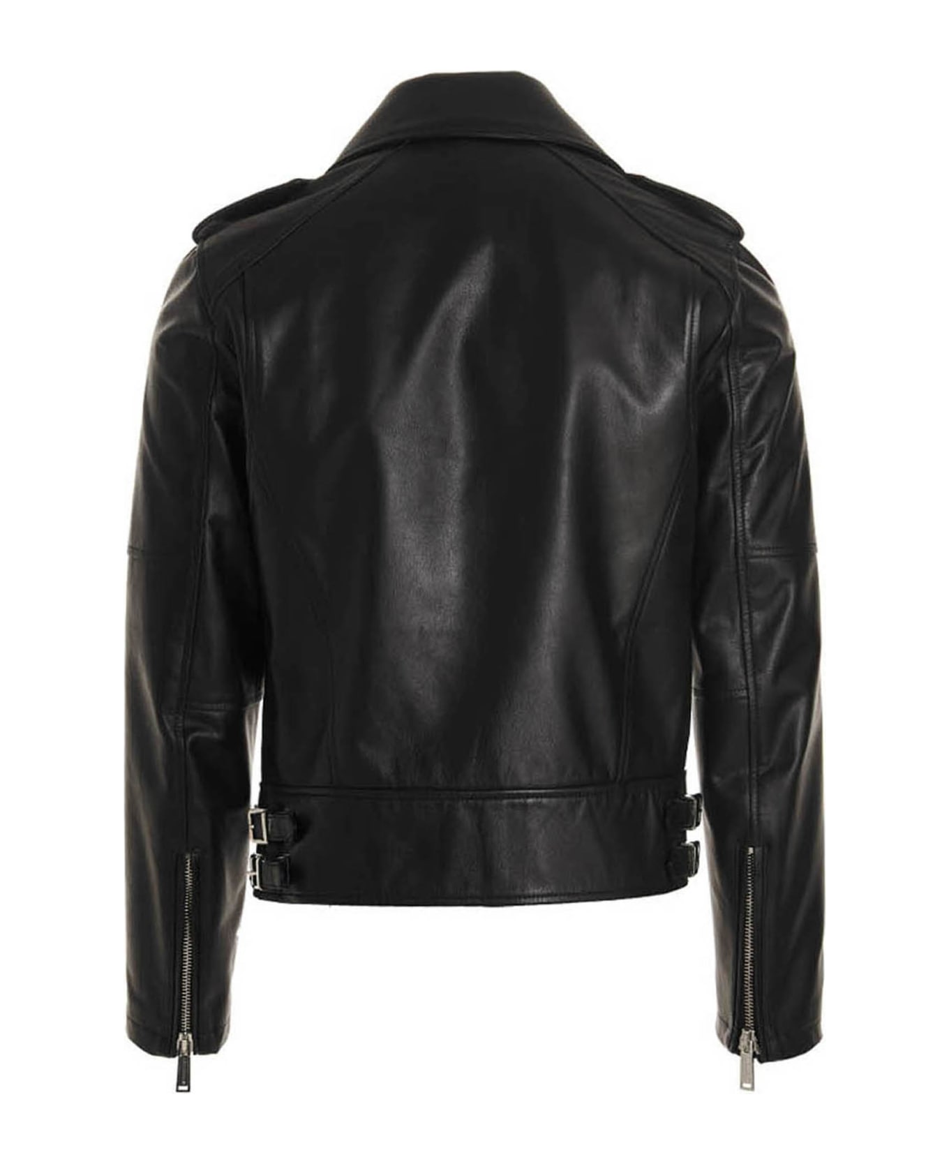 Dsquared2 Kiodo
 Leather Jacket - Black
