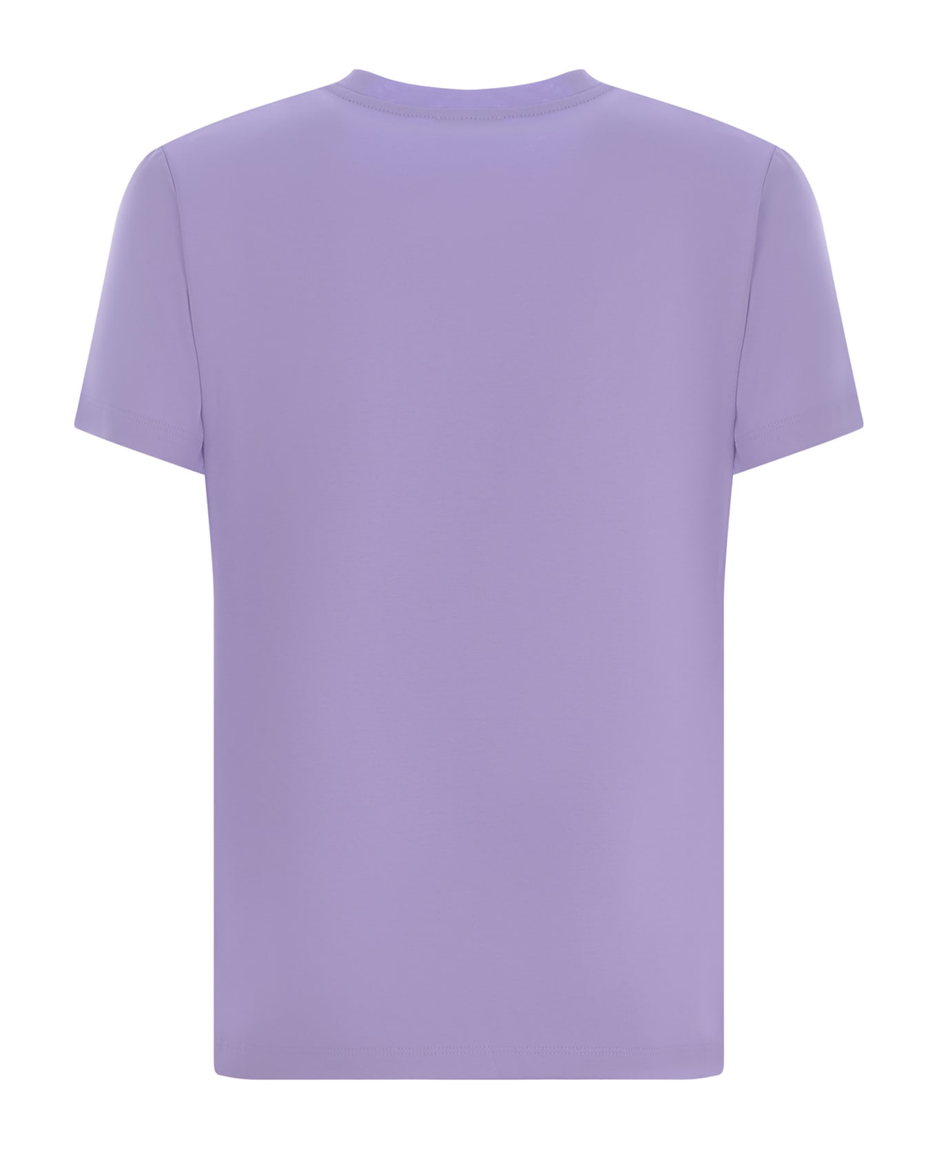 Dondup T-shirt Dondup "d" Made Of Cotton - Lilla Tシャツ