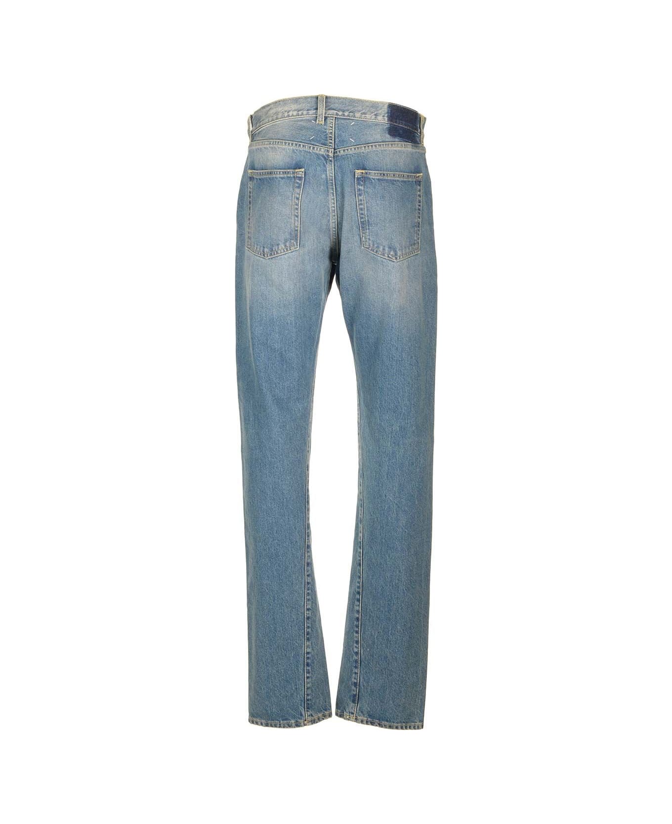 Maison Margiela Five-pocket, Straight-leg Jeans - Blue