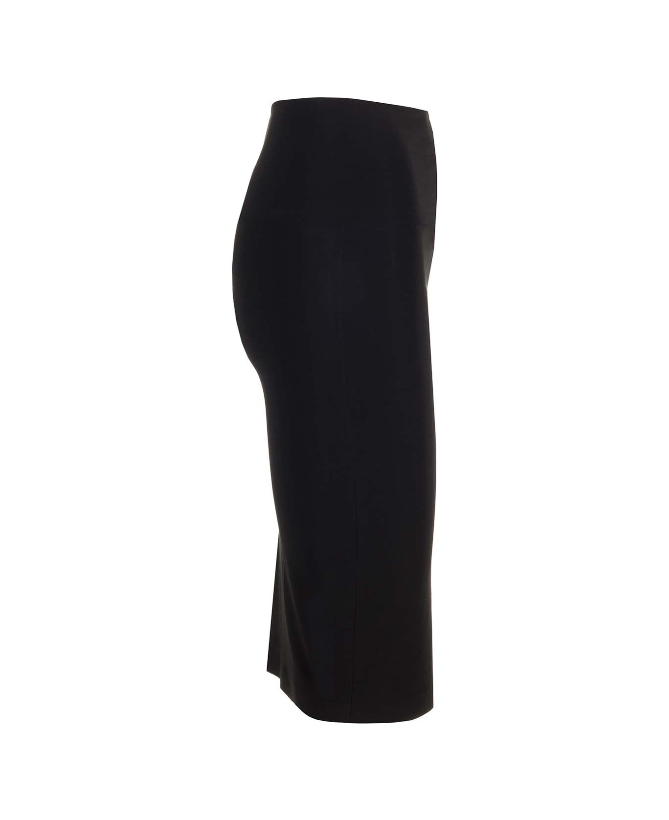 Norma Kamali Mid-length Fitted Tube-skirt - Black