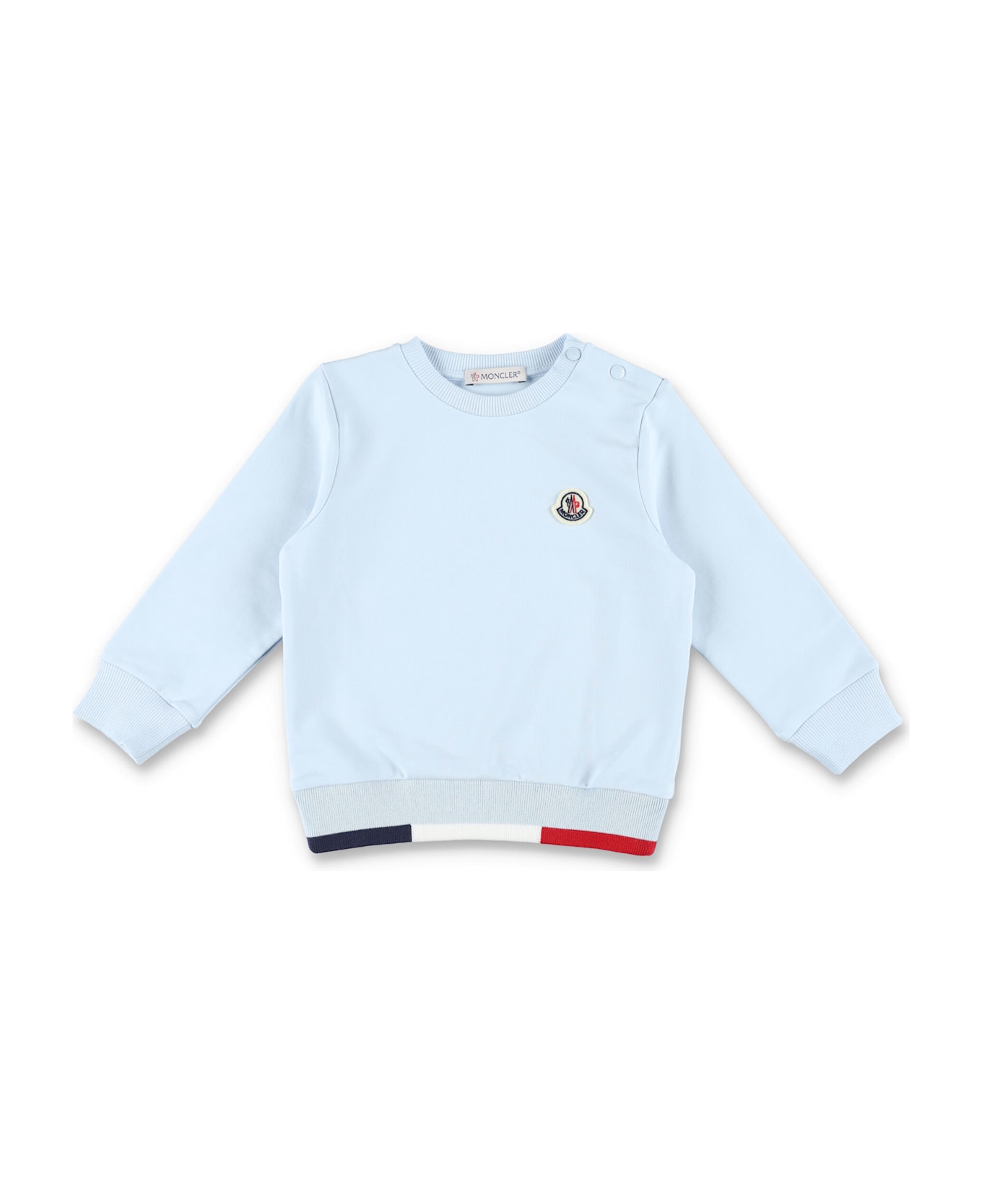 Moncler Kid - Tricolor Trimmed Tracksuit Set - LIGHT BLUE