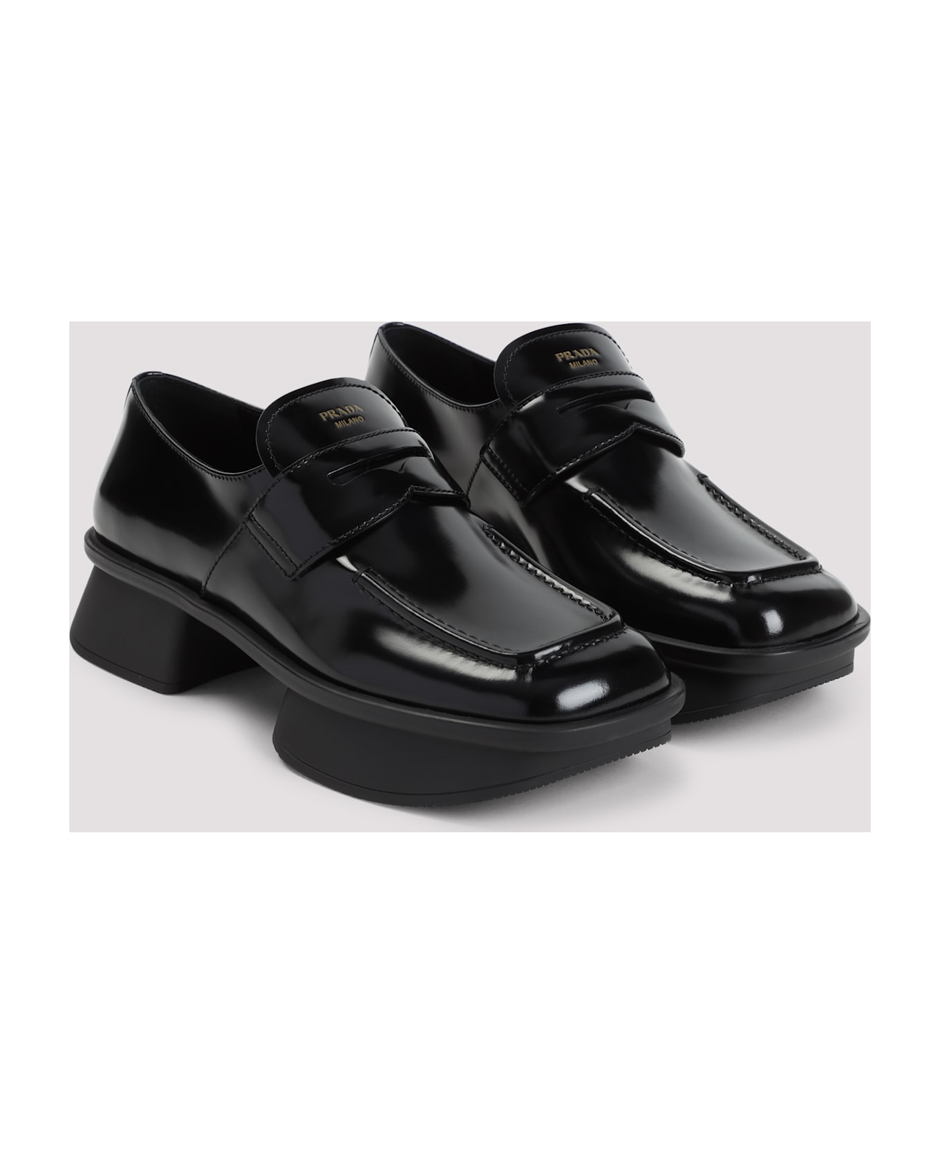 Prada Equal Loafers - Nero