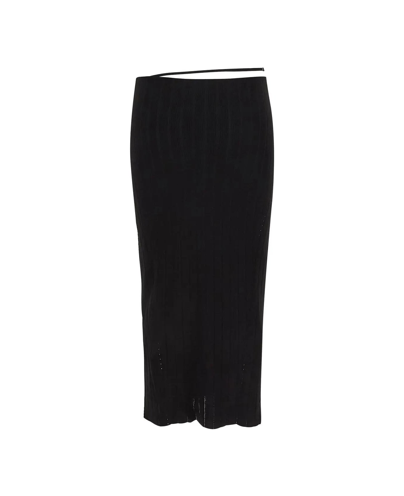 Jacquemus La Jupe Pralu Skirt - Black スカート