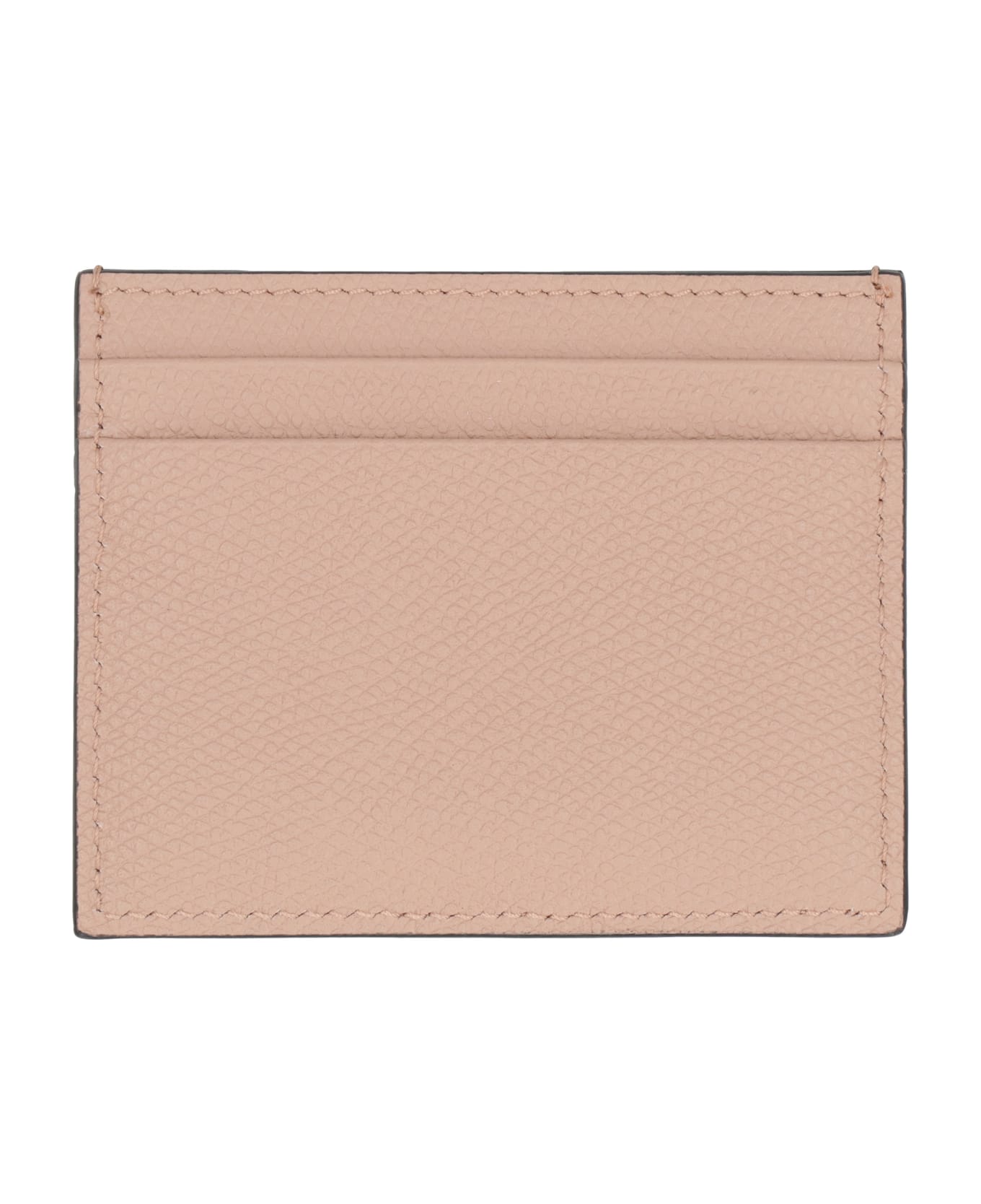 Valentino Garavani - Logo Detail Leather Card Holder - Pink 財布