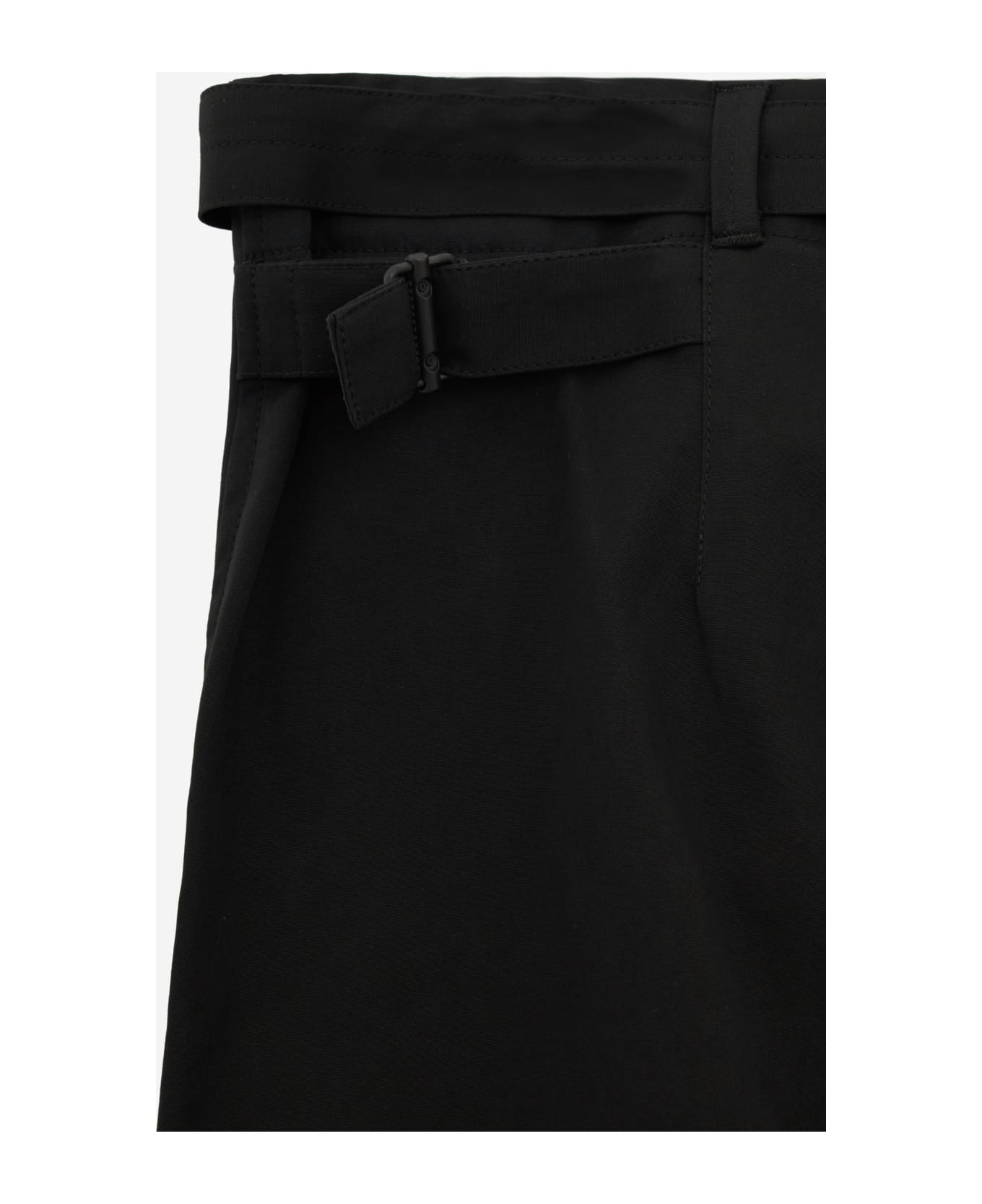 Lemaire Belted Carrot Pants - black