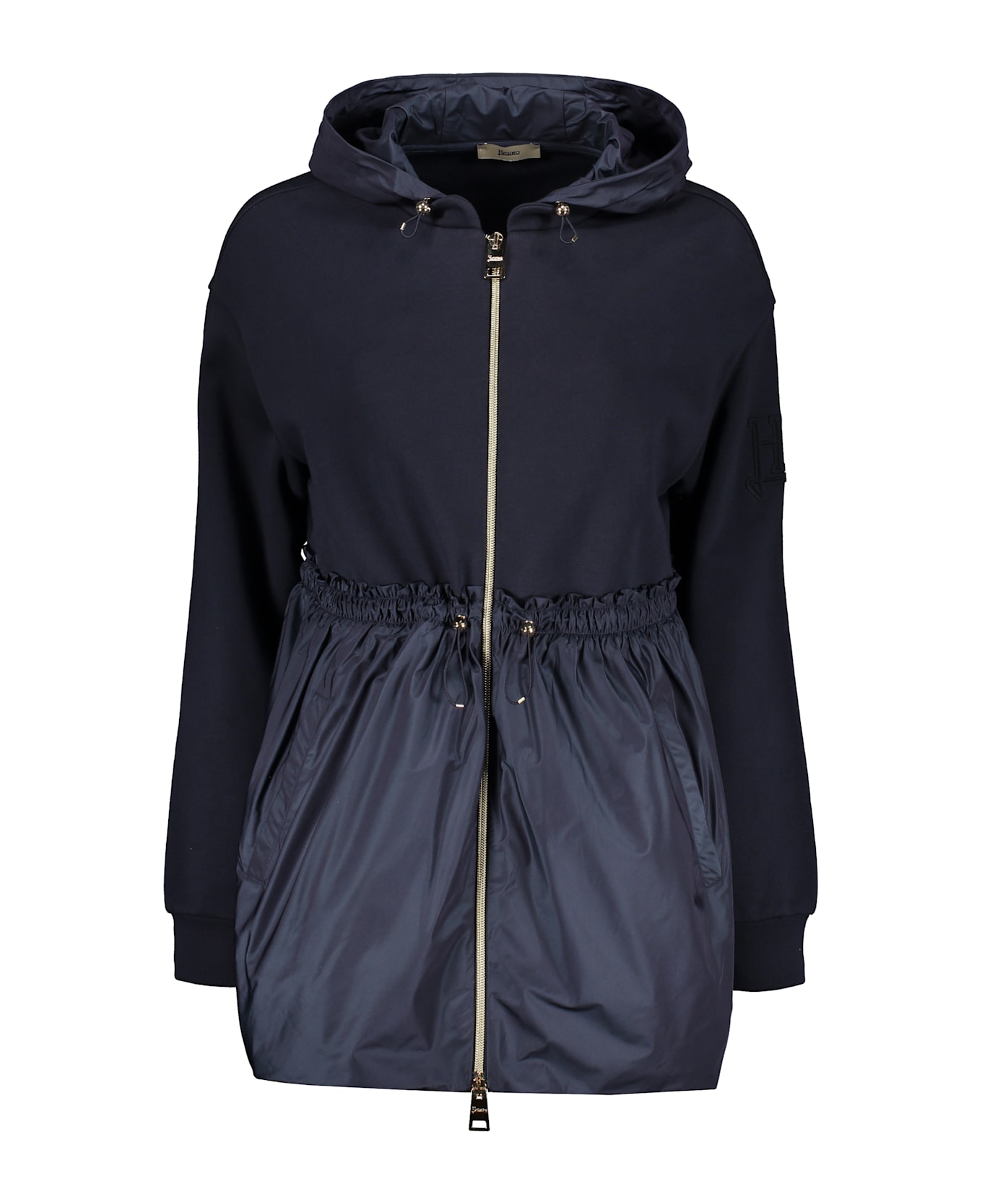 Herno Zipped Cardigan - blue コート