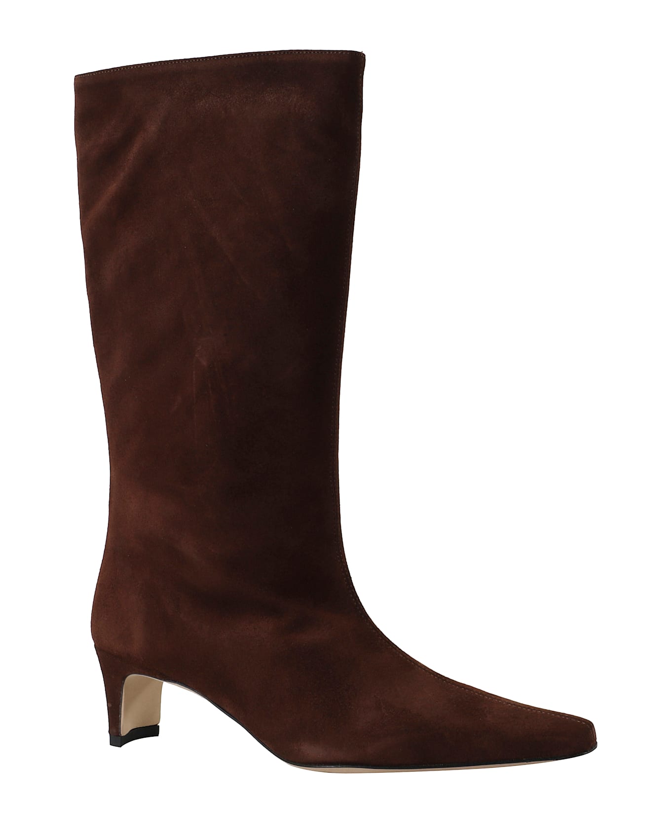 STAUD Midcalf Wally Boot - Mahogany