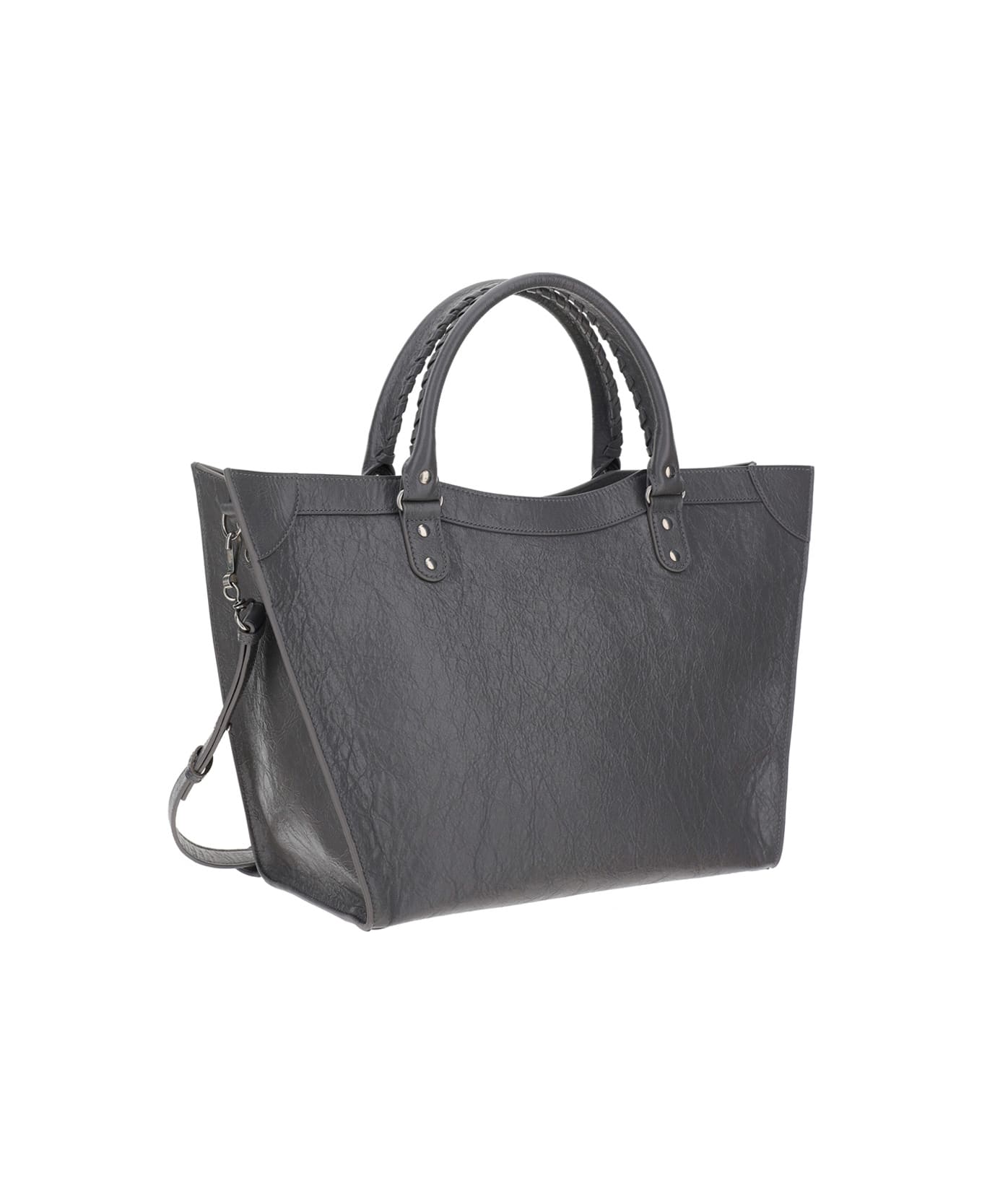 Balenciaga Neo Class Up Shoulder Bag - Dark Grey