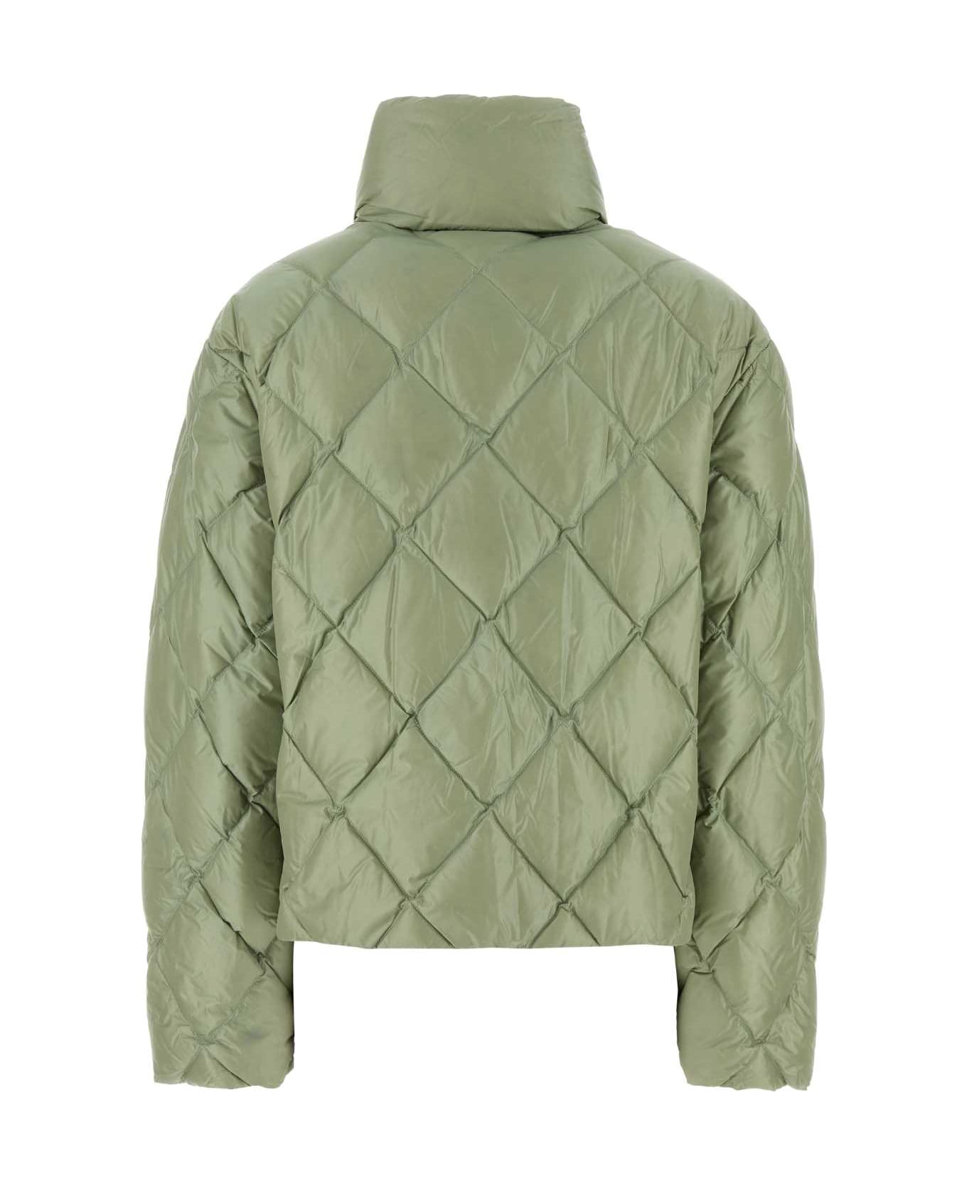 Jil Sander Pastel Green Nylon Down Jacket - PASTELGREEN