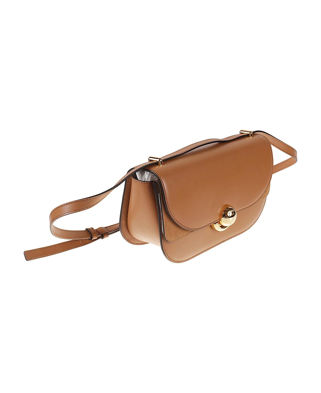 Furla Snap-lock Flap Shoulder Bag - brandy