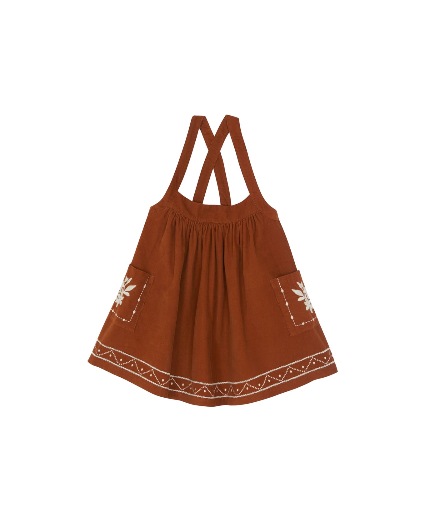 Bonton Dress "michelle" - BROWN