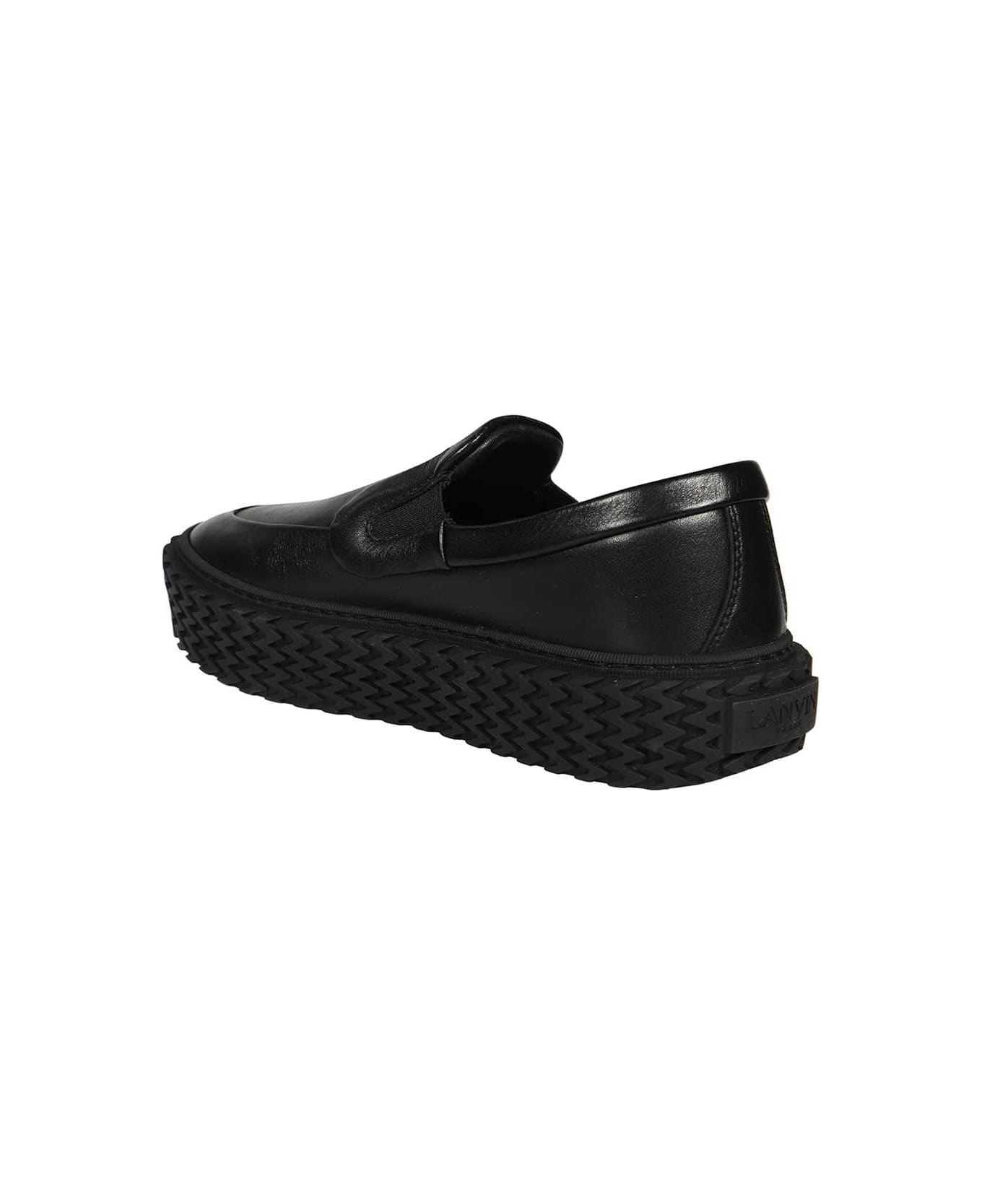 Lanvin Leather Slip-on - black