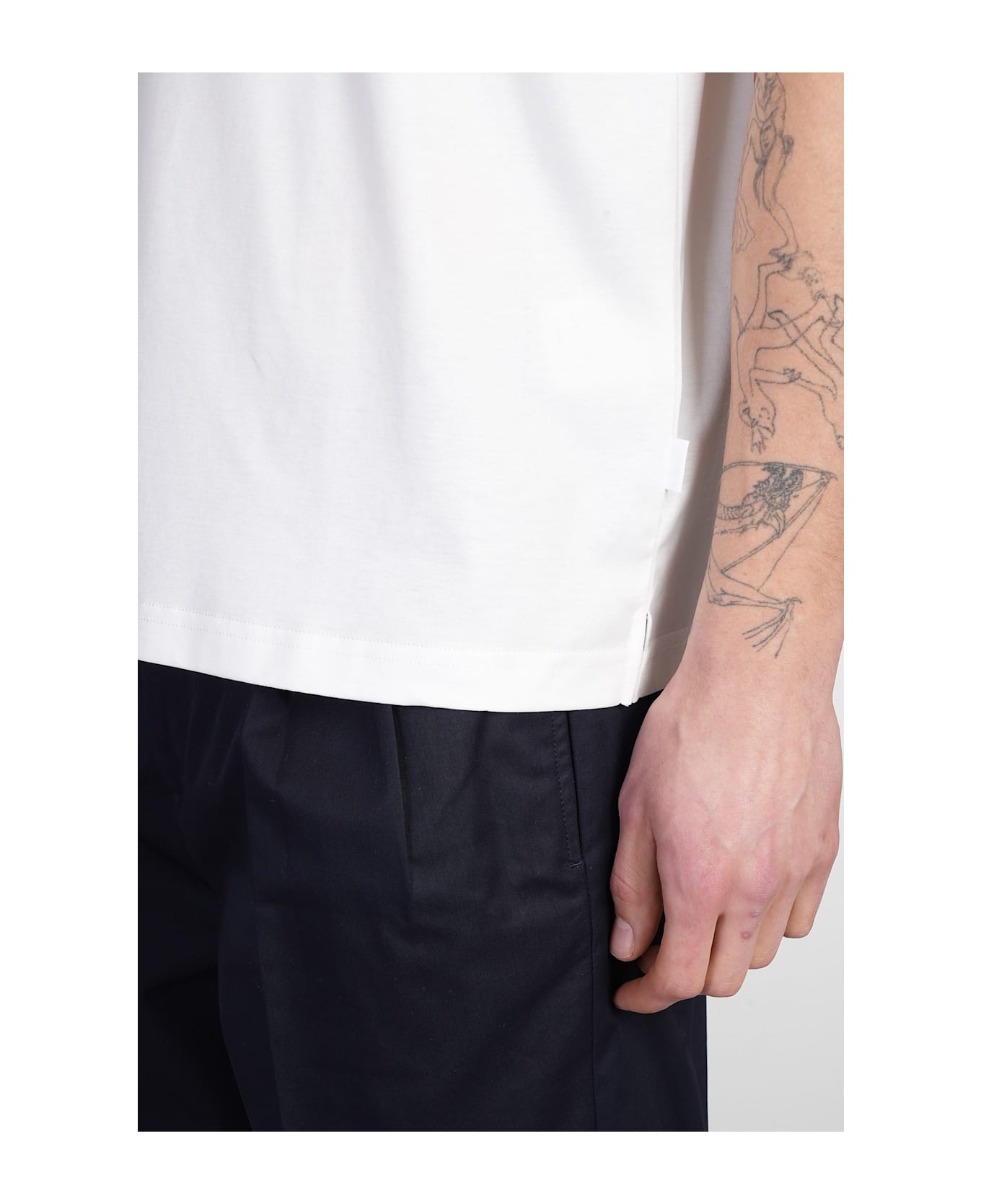 Lardini Polo In White Cotton - white