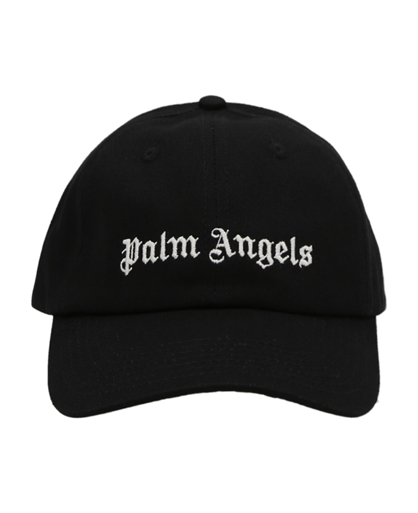 Palm Angels Logo Cap - White/Black