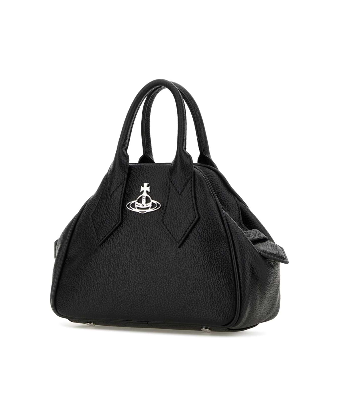 Vivienne Westwood Black Synthetic Leather Small Yasmine Handbag - Black
