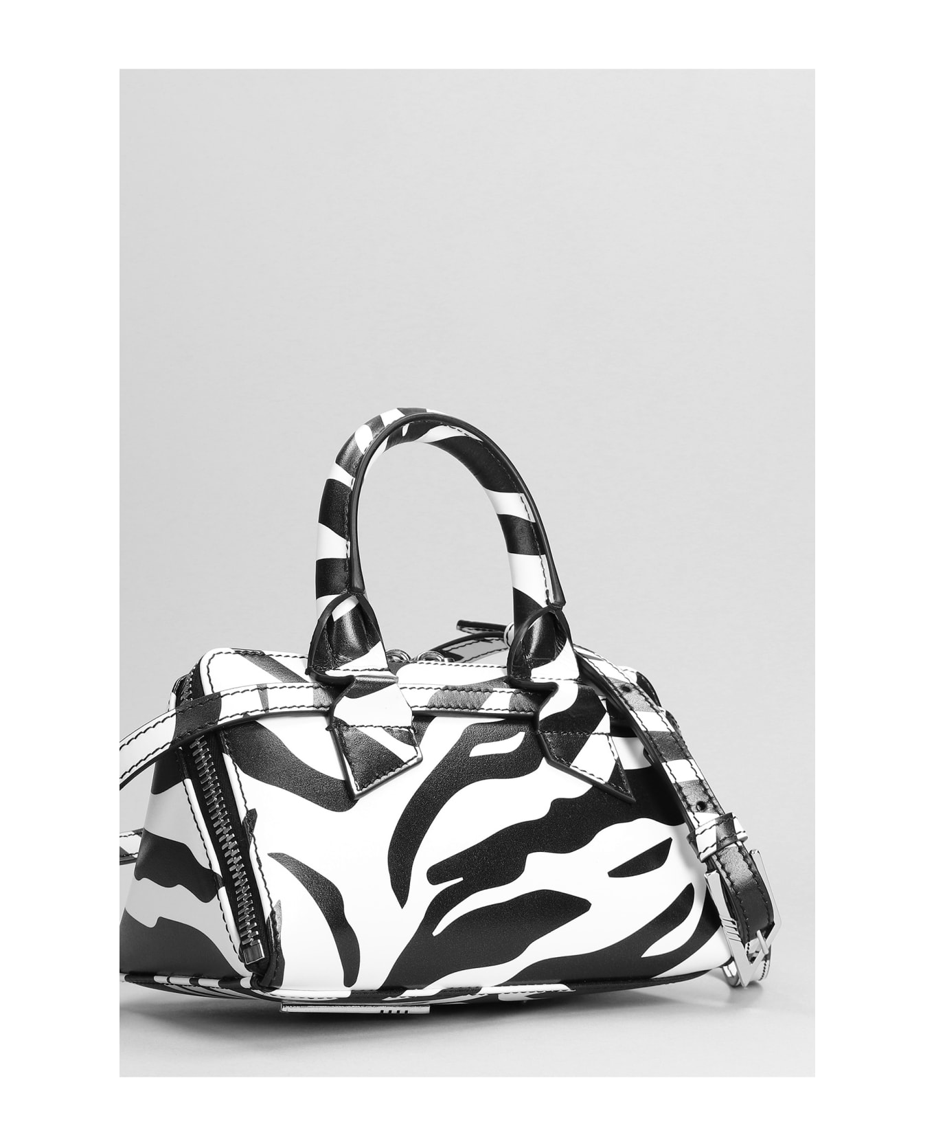 The Attico Friday Handbag - White/black