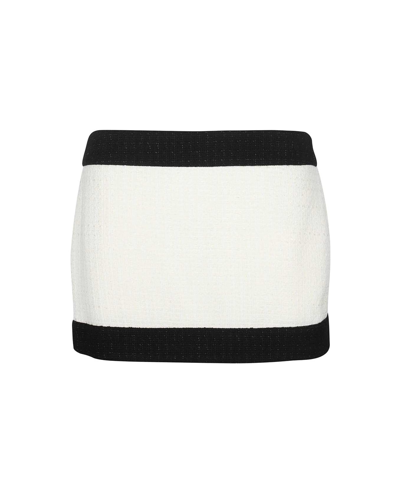 Dsquared2 Tweed Mini-skirt - White スカート