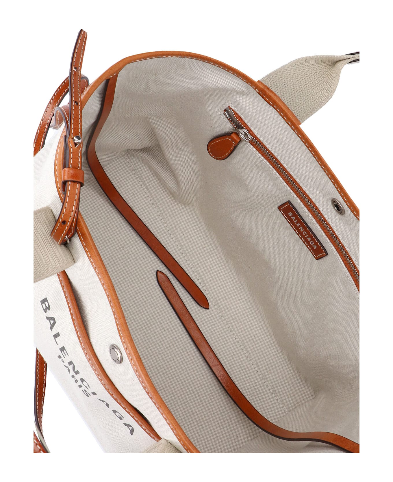Balenciaga 'biarritz' Medium Tote Bag - NATURAL/TAN COWBOY