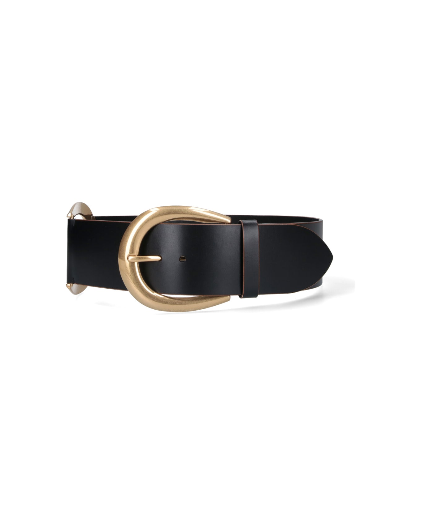 Chloé Leather Belt With Buckle - Black  