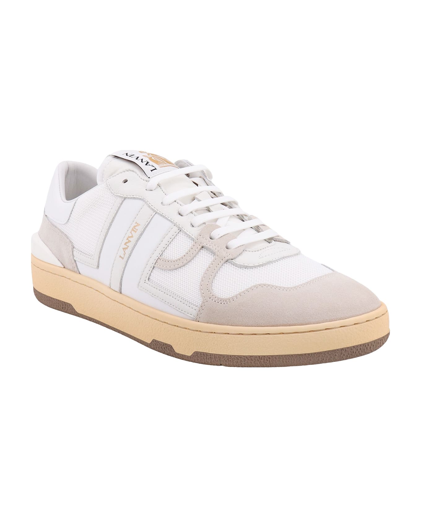 Lanvin Clay Low Sneakers - White