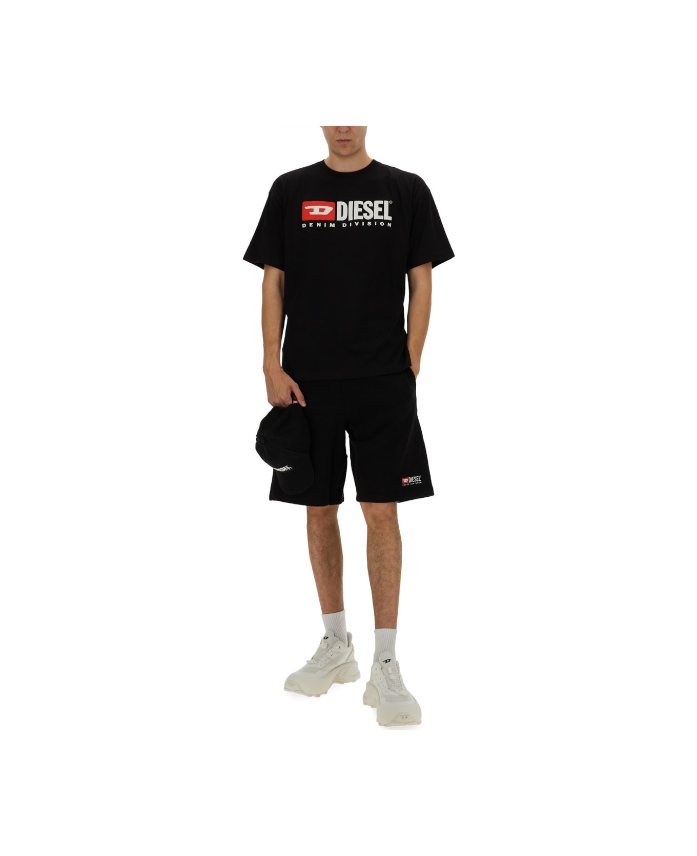 Diesel Short "p-crown-div" - BLACK