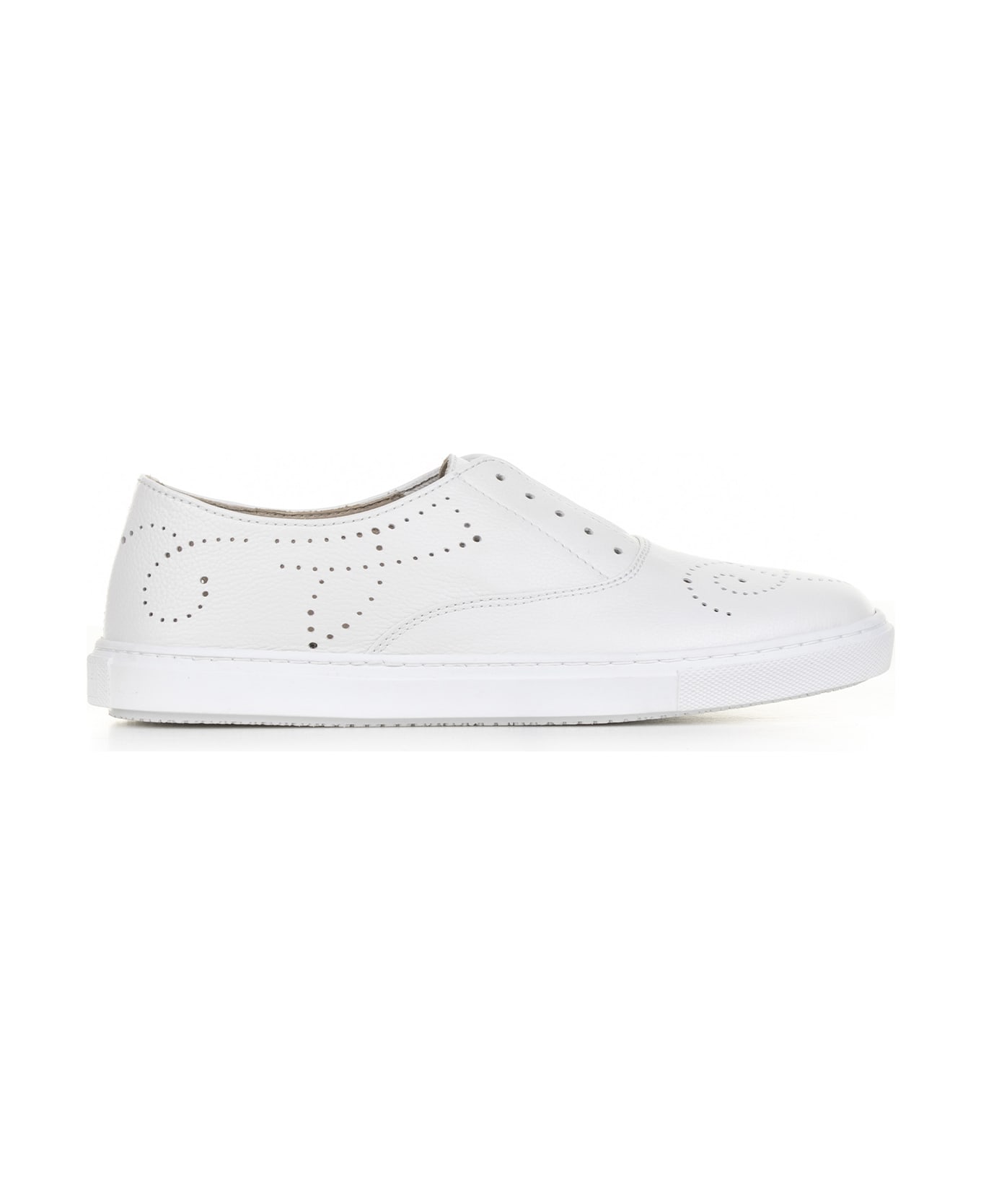 Fratelli Rossetti One White Leather Slip-on Sneaker - BIANCO スニーカー