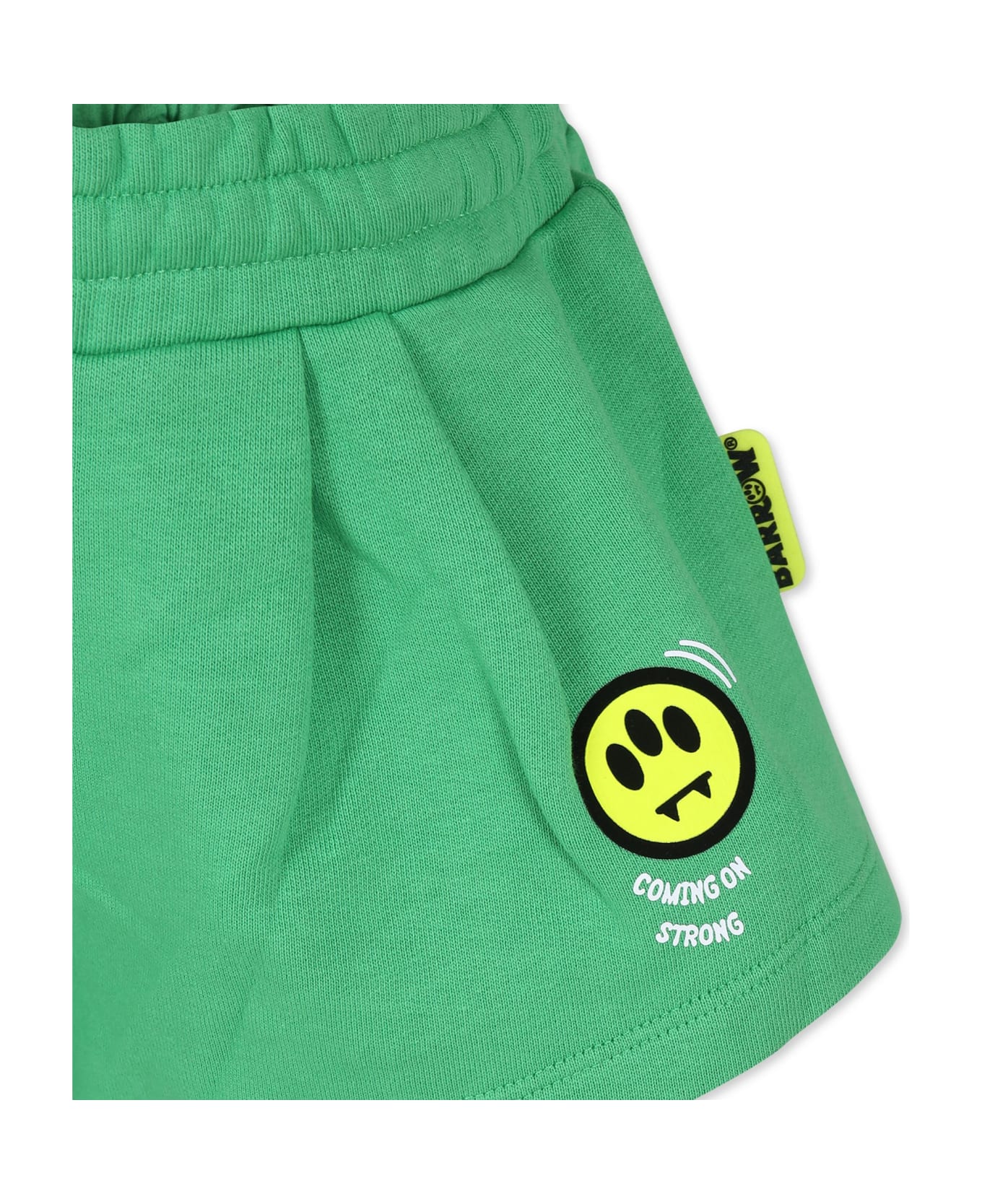 Barrow Green Shorts For Girl With Smiley - Green