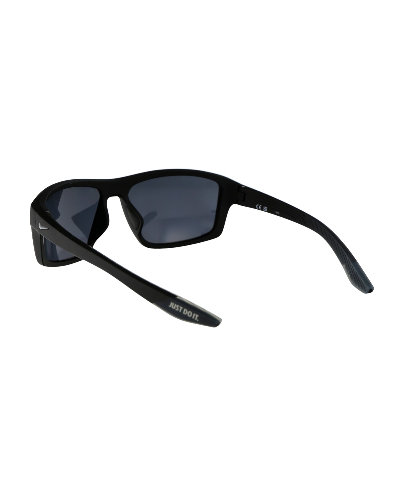 Nike Brazen Fury Sunglasses - 011 GREY W/ SILVER FLASH MATTE BLACK/ SILVER