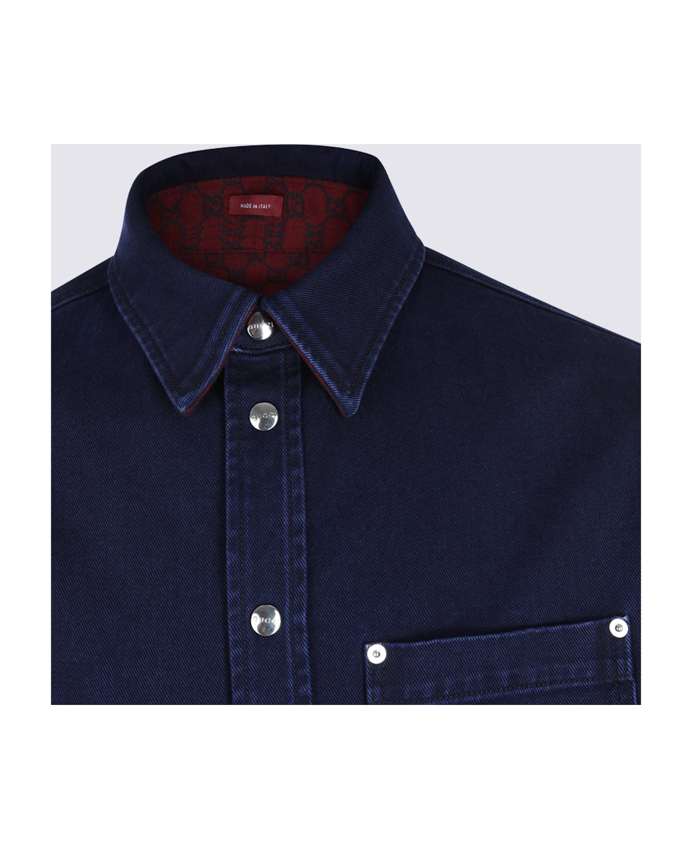 Gucci Navy Cotton Casual Jacket