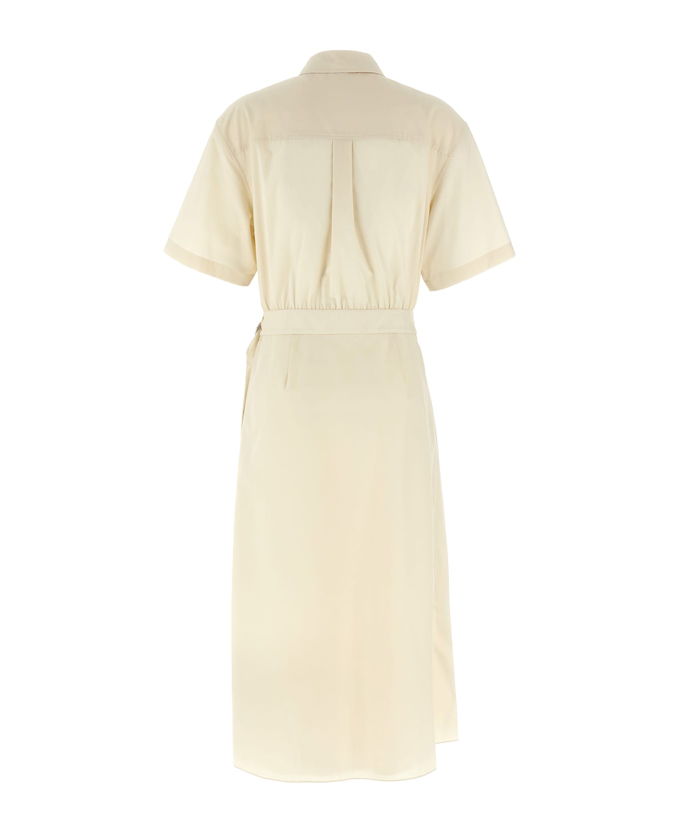 Theory Wrap Dress - Beige