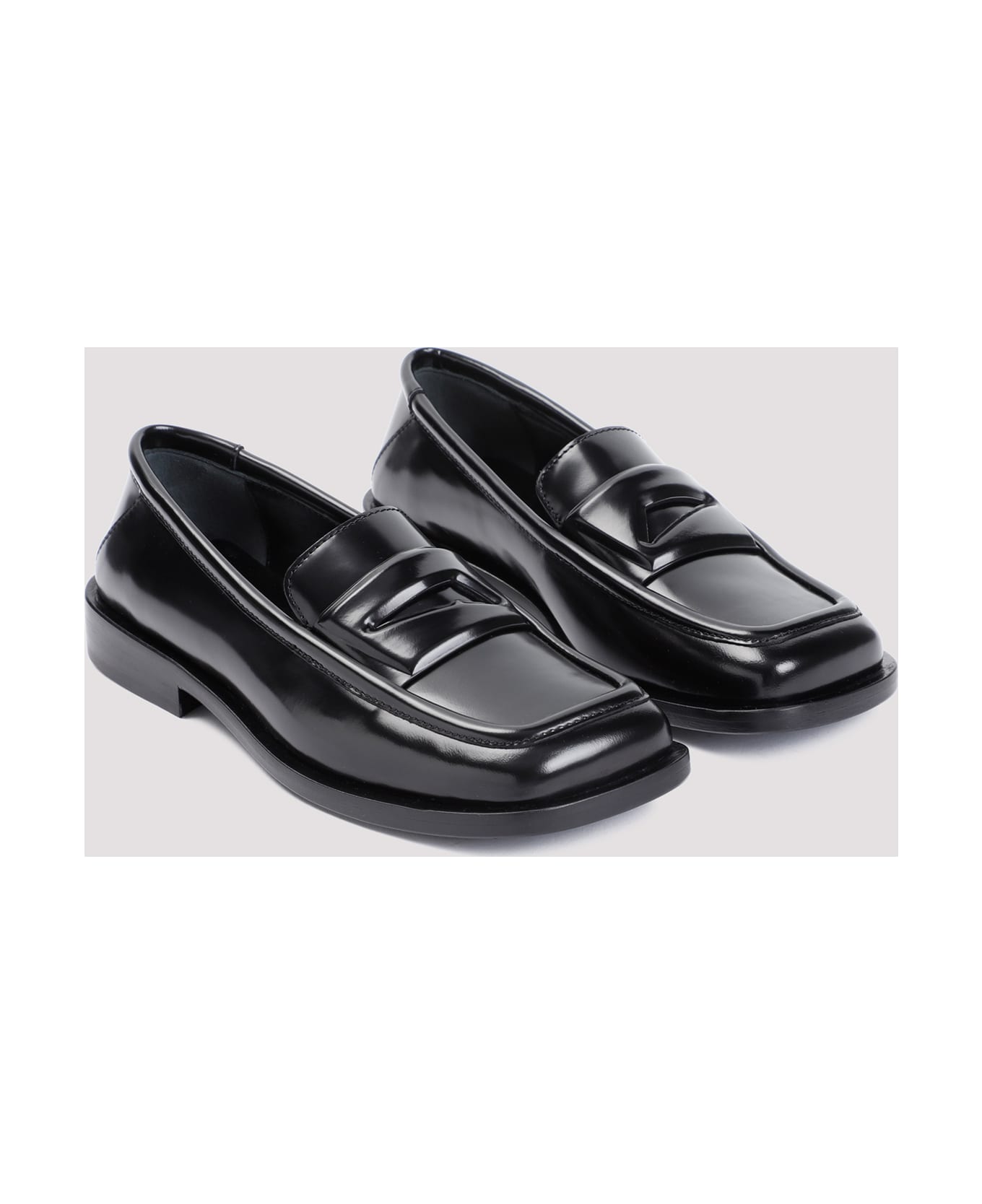 The Attico Amanda Loafers - BLACK