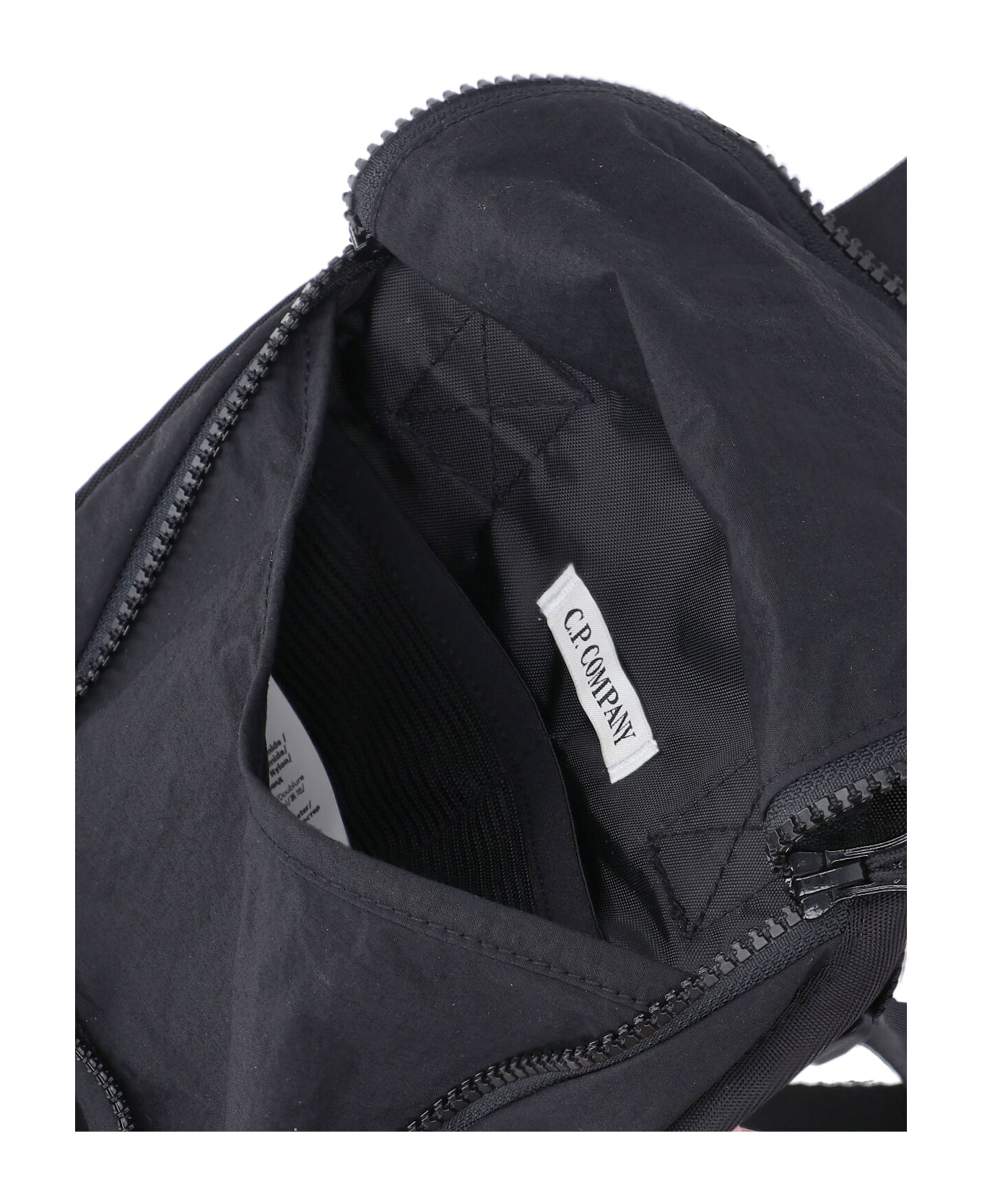 C.P. Company Mini Crossbody Bag "plane Paper Touch" - Black  