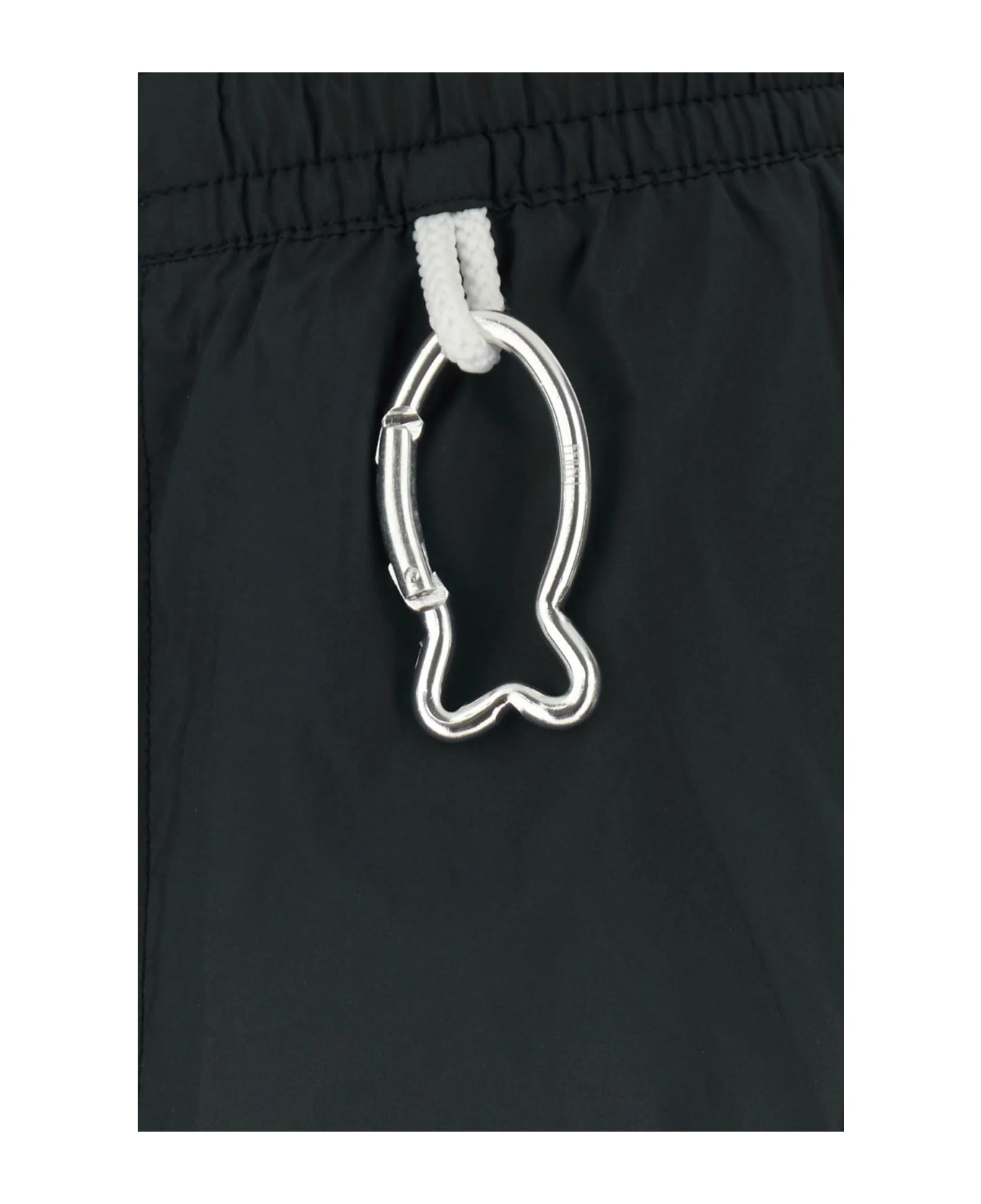 Fedeli Black Polyester Swimming Shorts - BLACK ショートパンツ