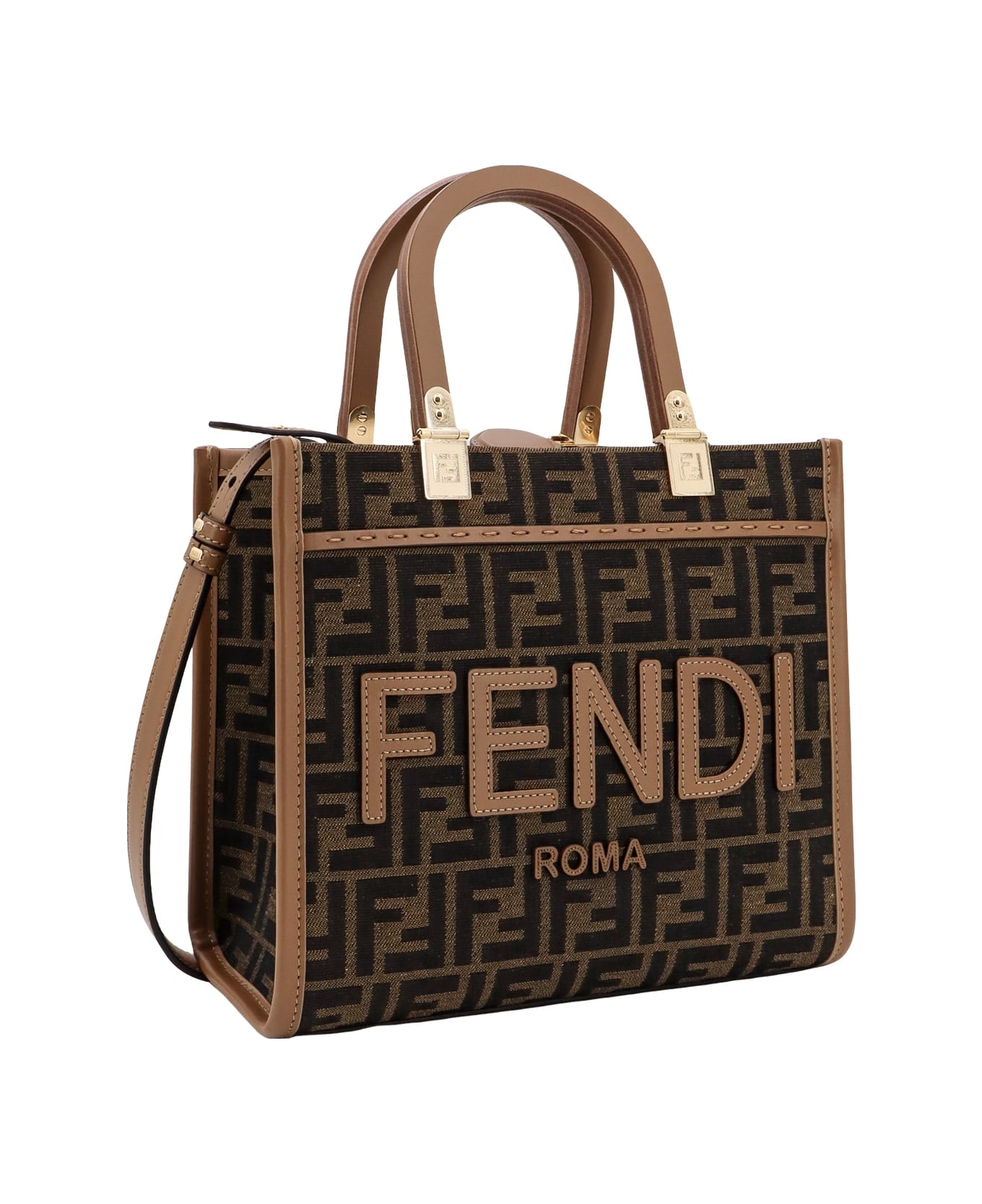 Fendi Sunshine Handbag - Jacquard Fftab.