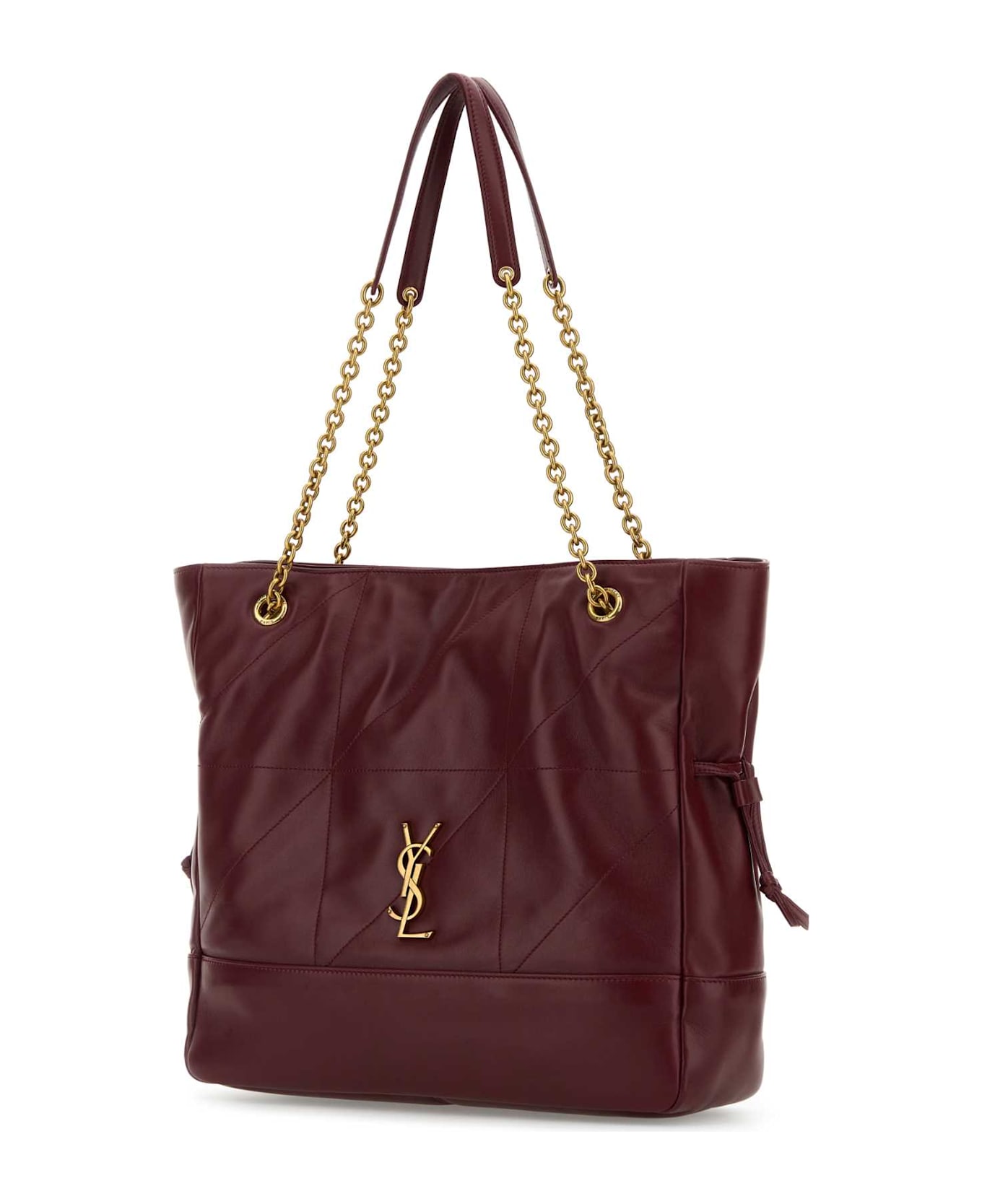 Saint Laurent Grape Nappa Leather Jamie 4.3 Bucket Bag - NEWDARKBORDEAUX