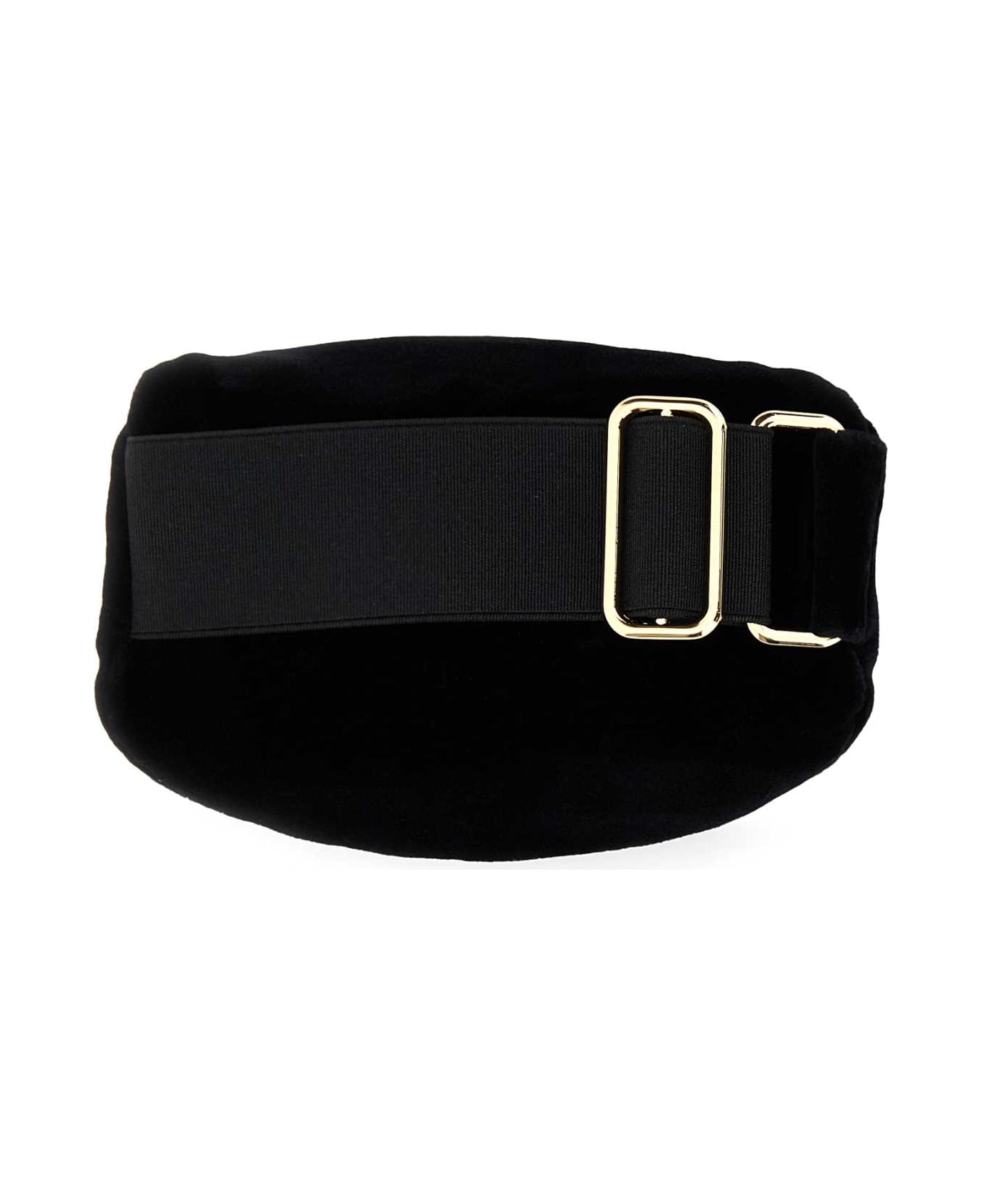 Prada Black Velvet Wrist Pouch - NERO