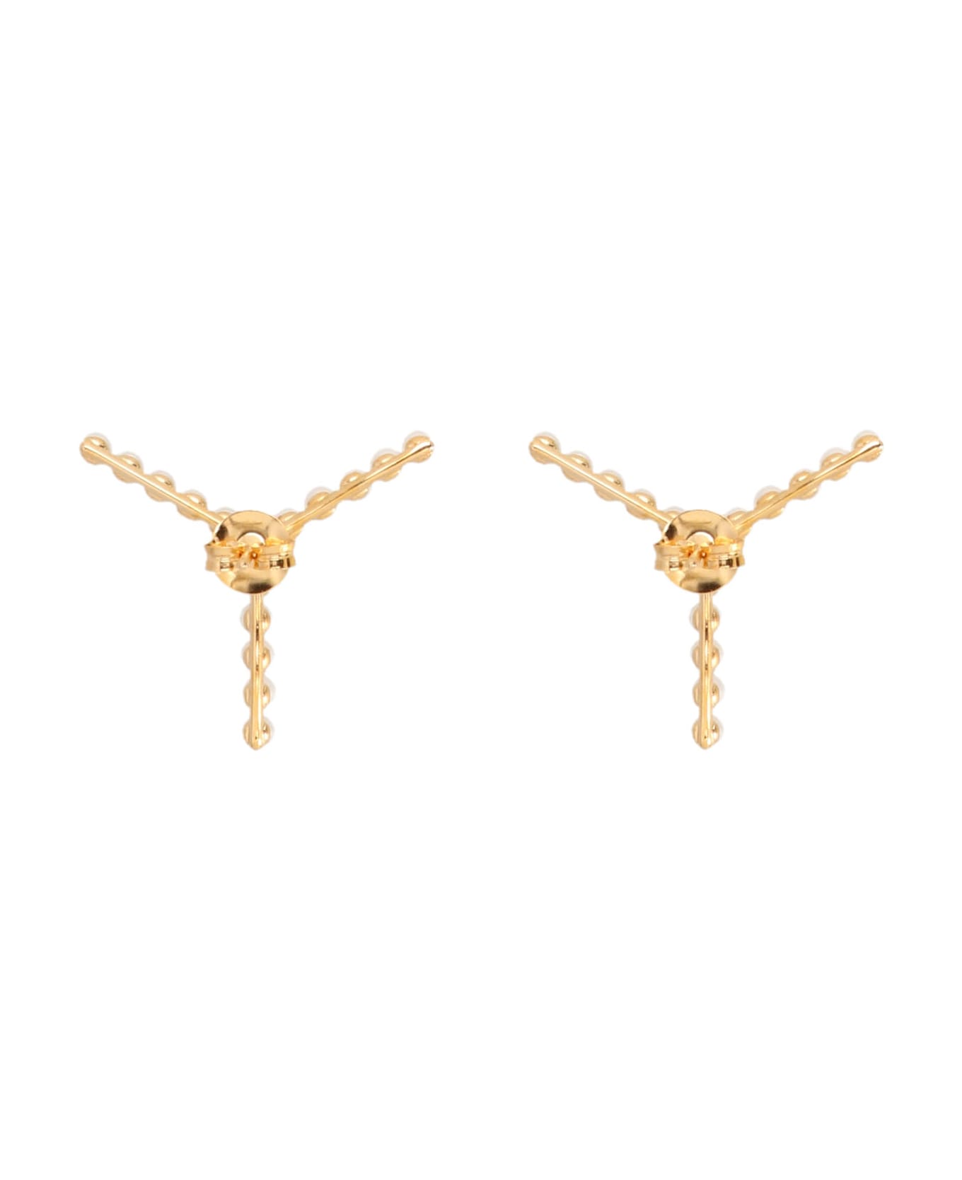 Y/Project 'mini Y  Earrings - Gold