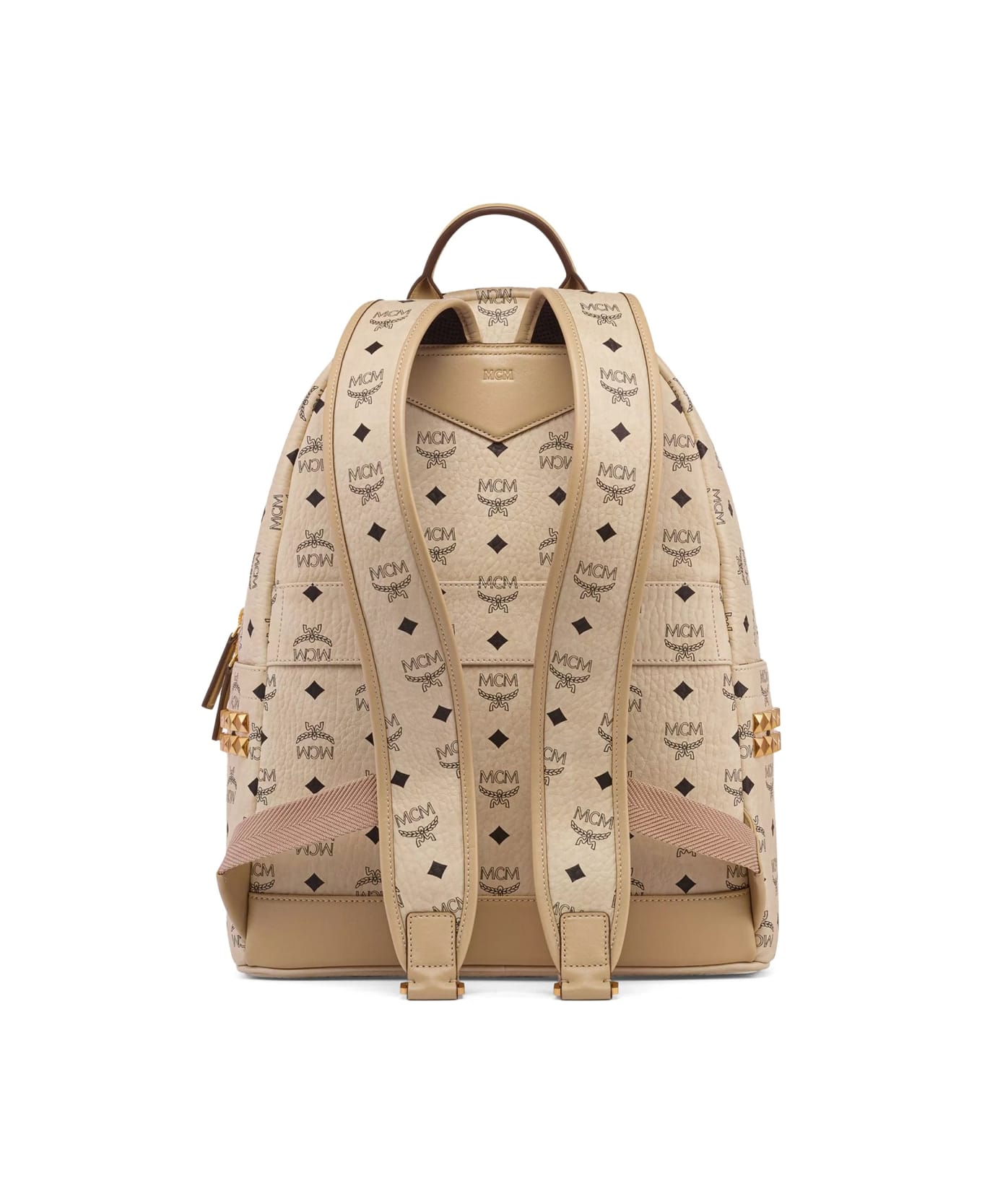 MCM Backpack "stark" In Visetos - BEIGE