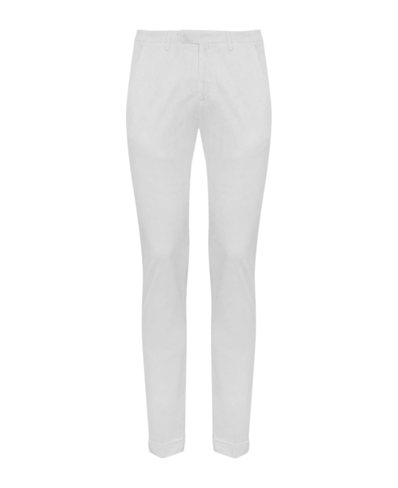Briglia 1949 Cotton Stretch Trousers - Naturale