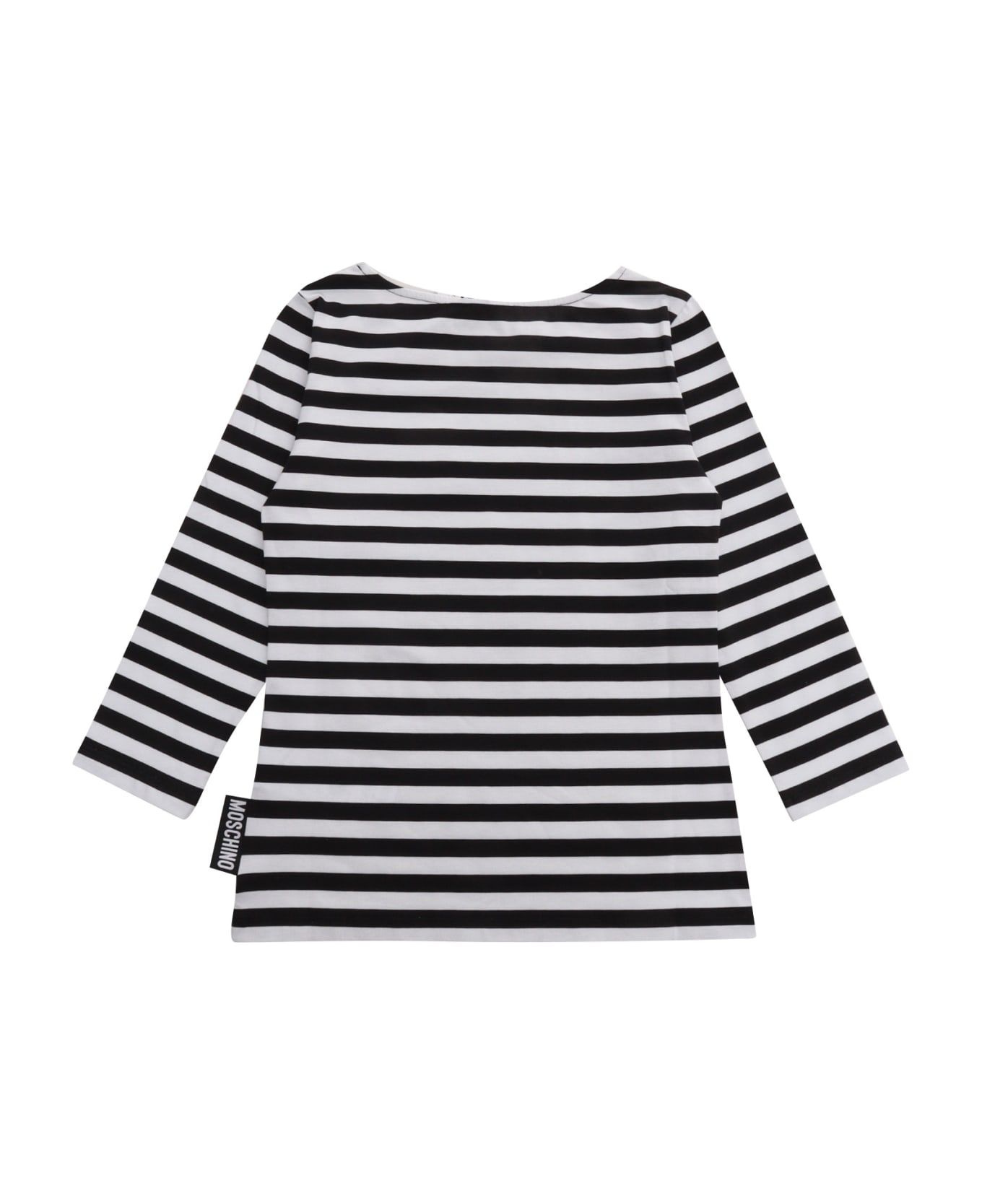Moschino Striped Sweater - WHITE