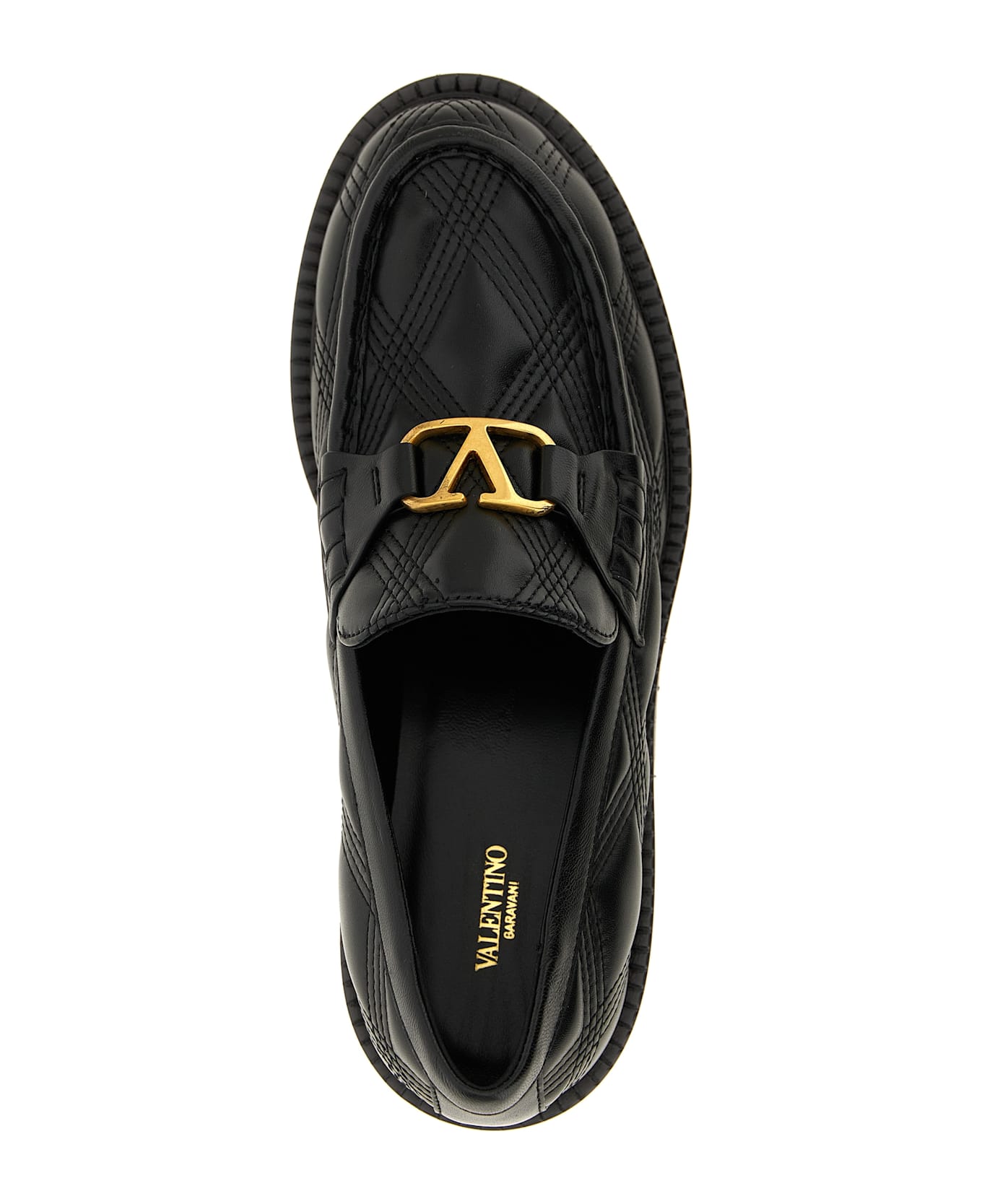 Valentino Garavani 'quiltie' Loafers - Black  